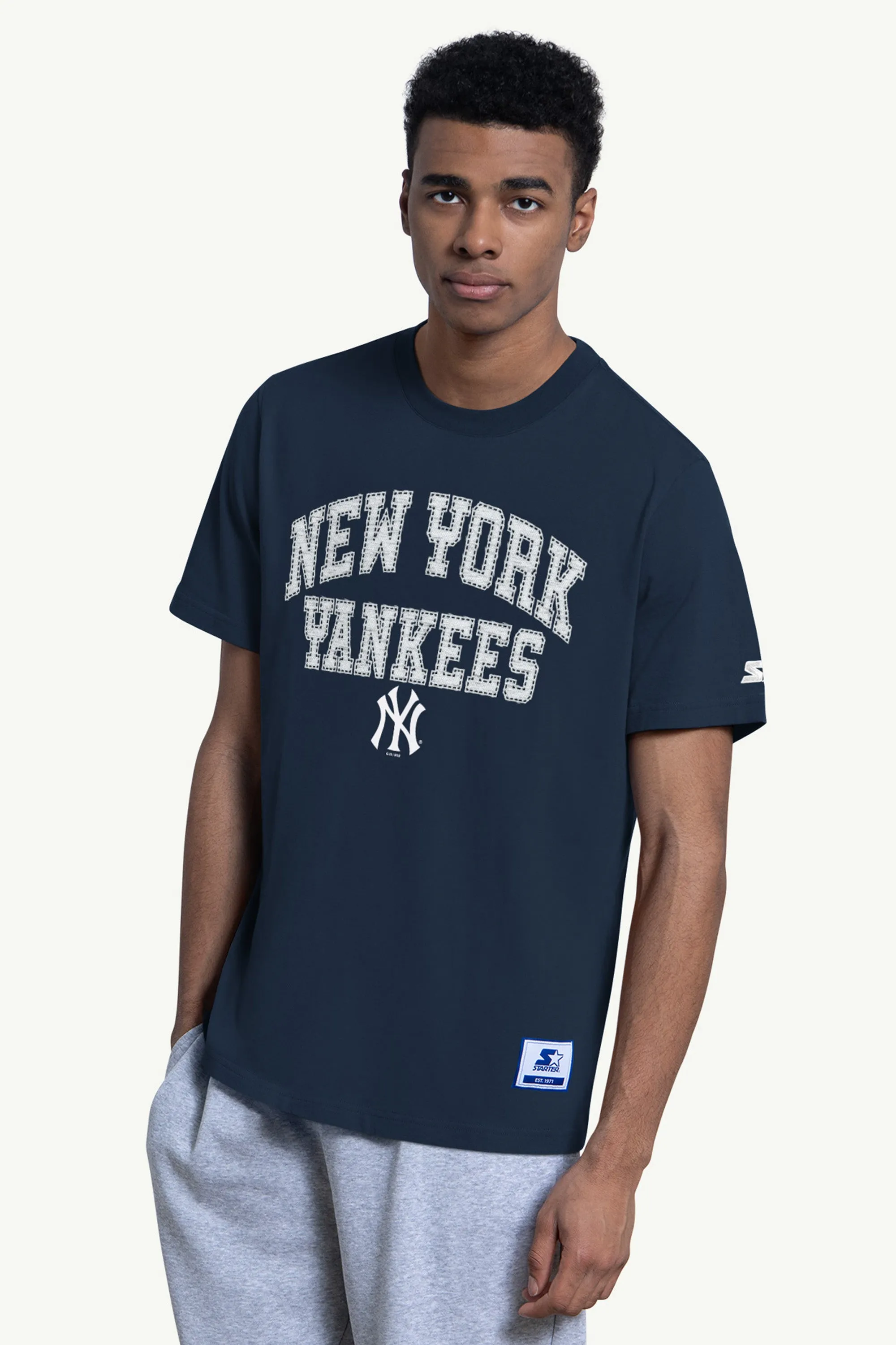 MENS NEW YORK YANKEES CORNERBACK SHORT SLEEVE T SHIRT sold by Starter