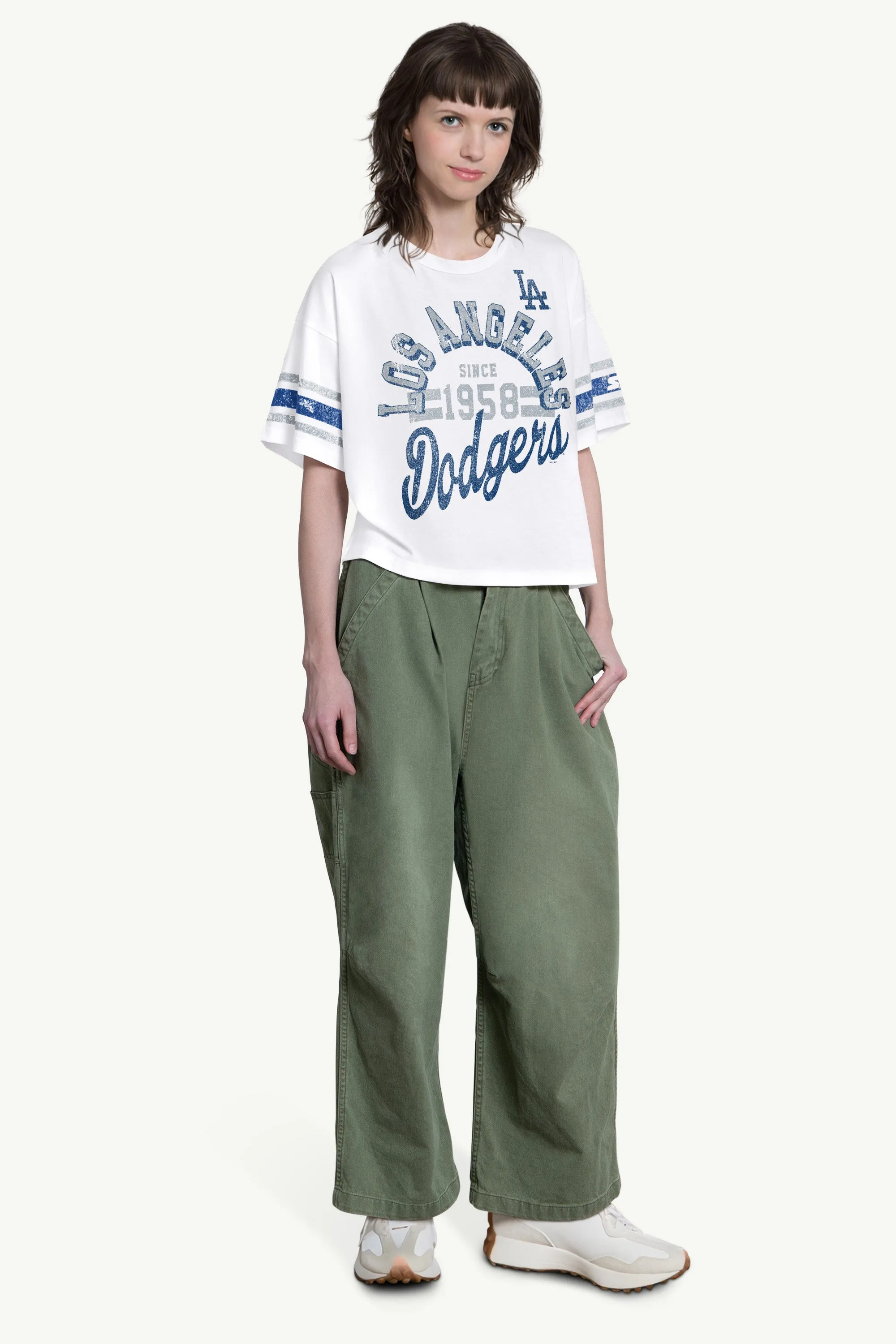 WOMENS LOS ANGELES DODGERS OFFENSE SHORT SLEEVE T SHIRT sold by Starter product image thumbnail 3
