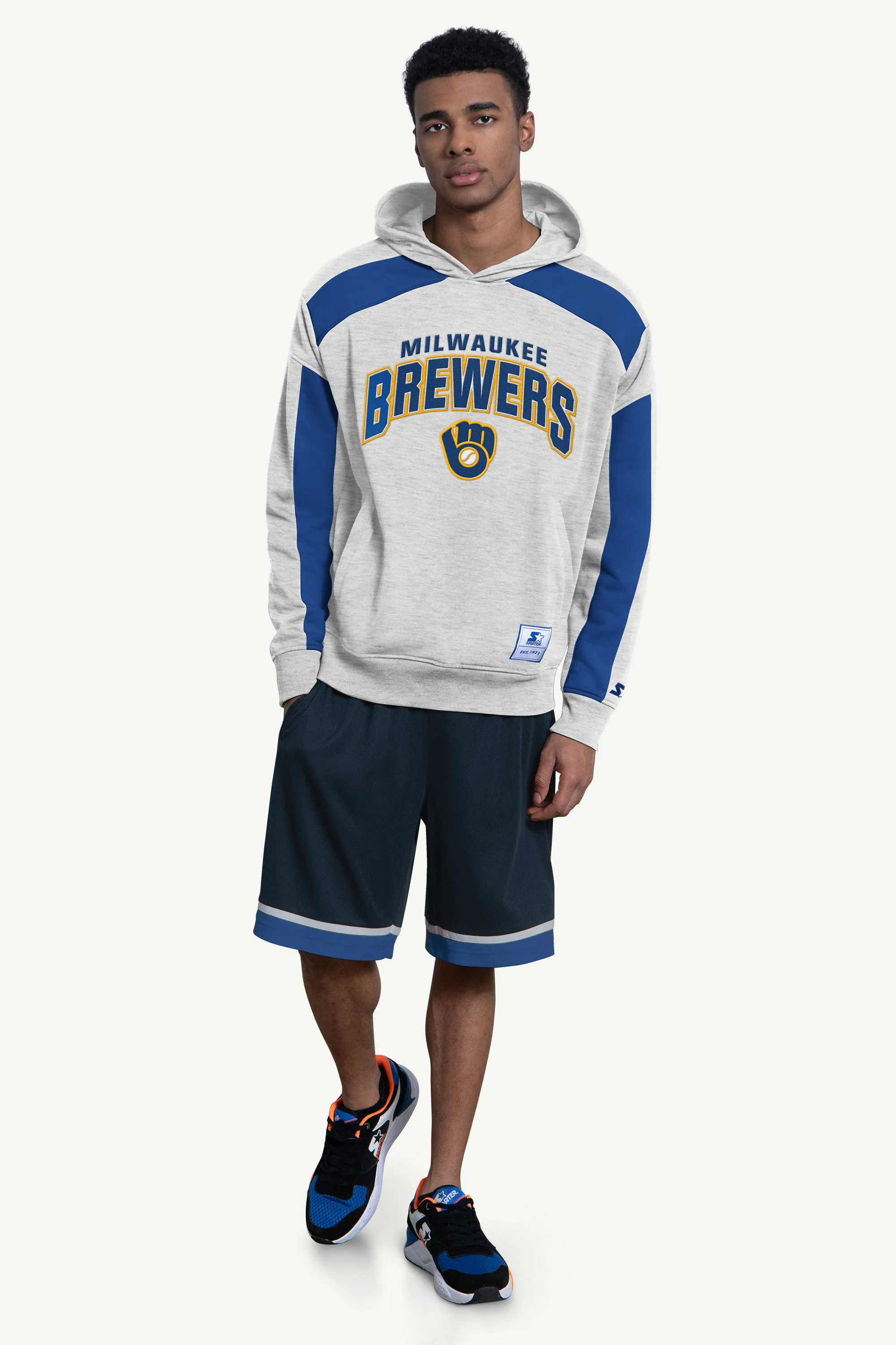 MENS MILWAUKEE BREWERS PRO SET HOODIE sold by Starter product image thumbnail 3