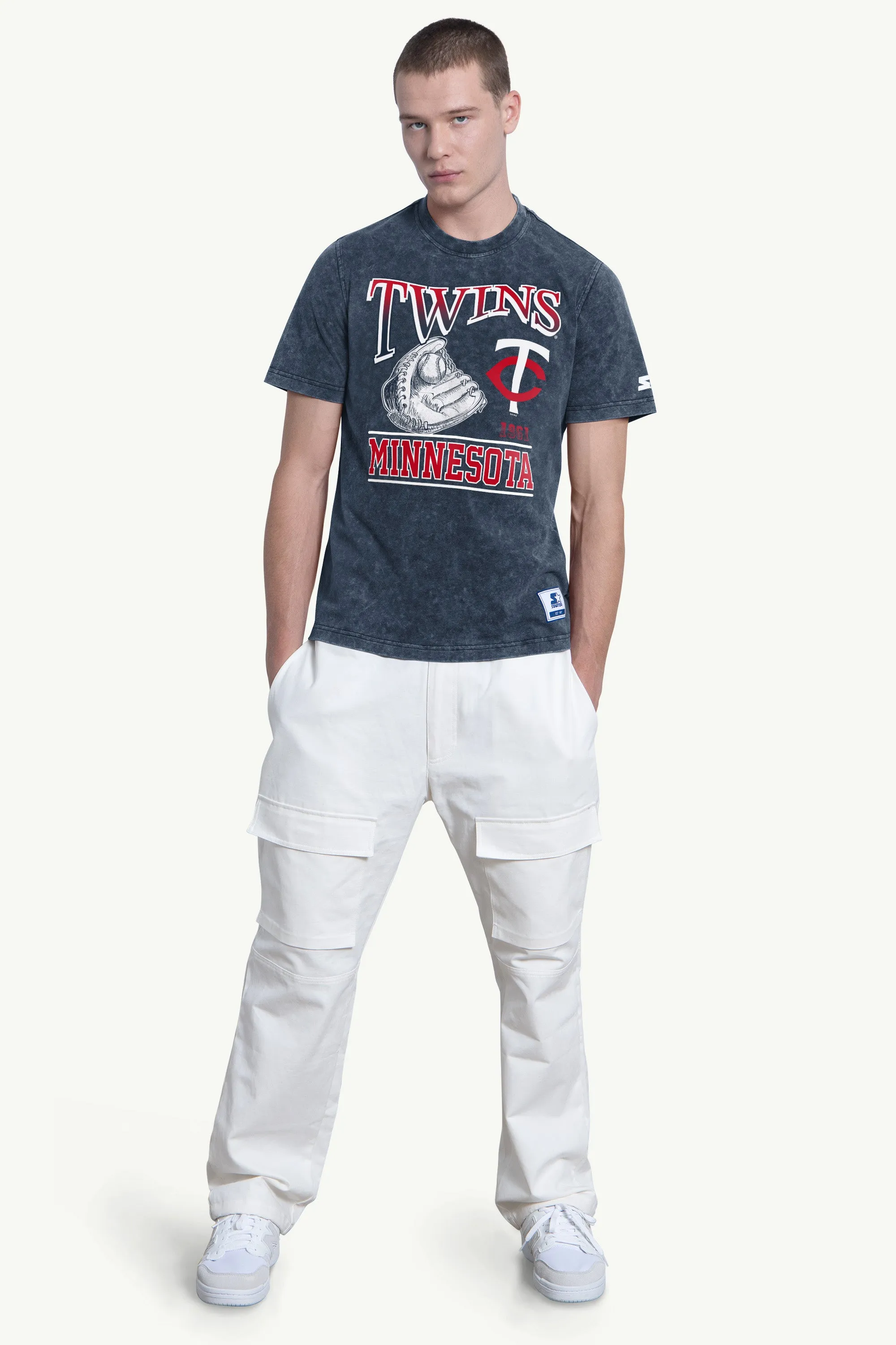 MENS MINNESOTA TWINS SPIKE SHORT SLEEVE T SHIRT sold by Starter product image thumbnail 3