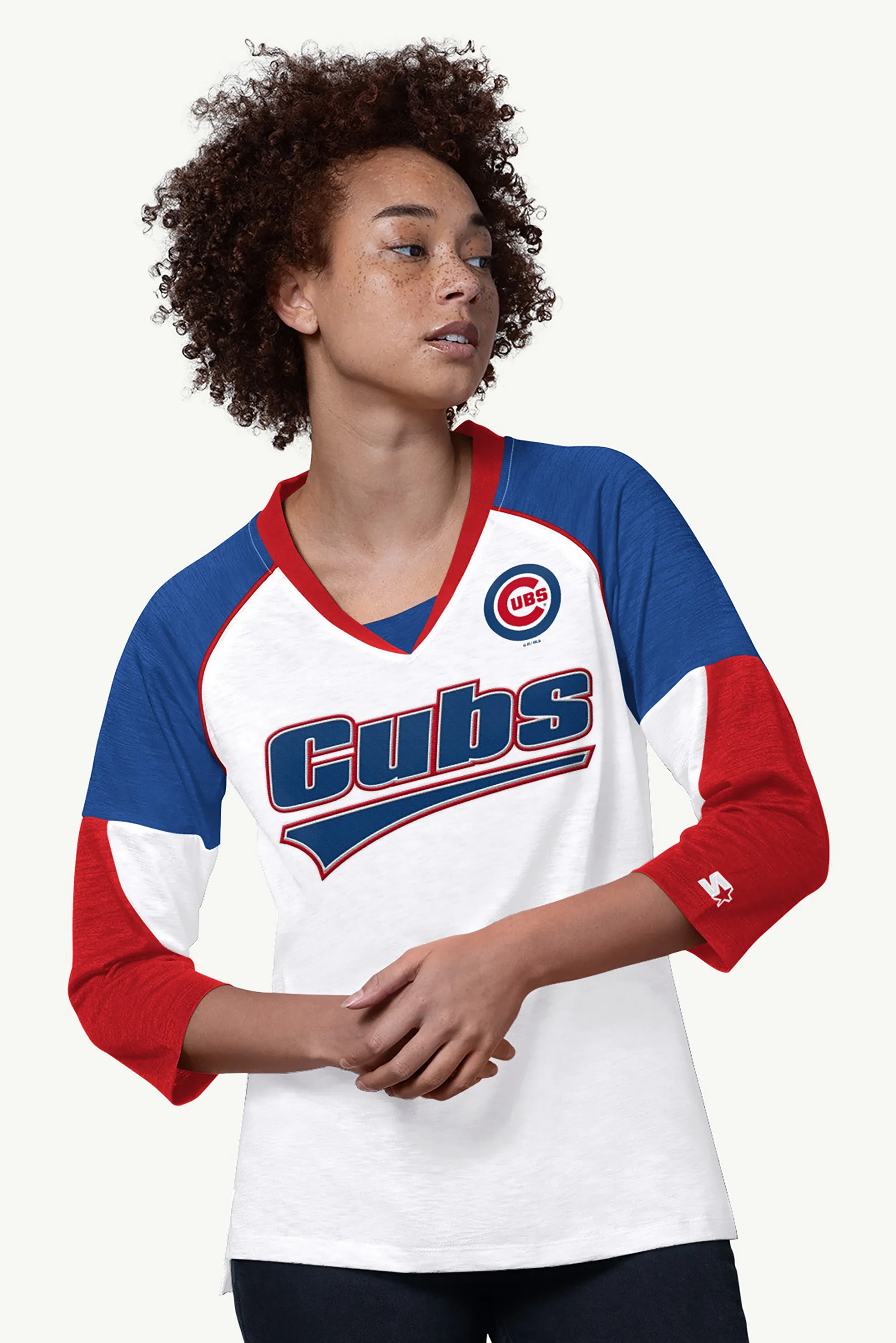WOMENS CHICAGO CUBS RAGLAN SLEEVE TOP sold by Starter
