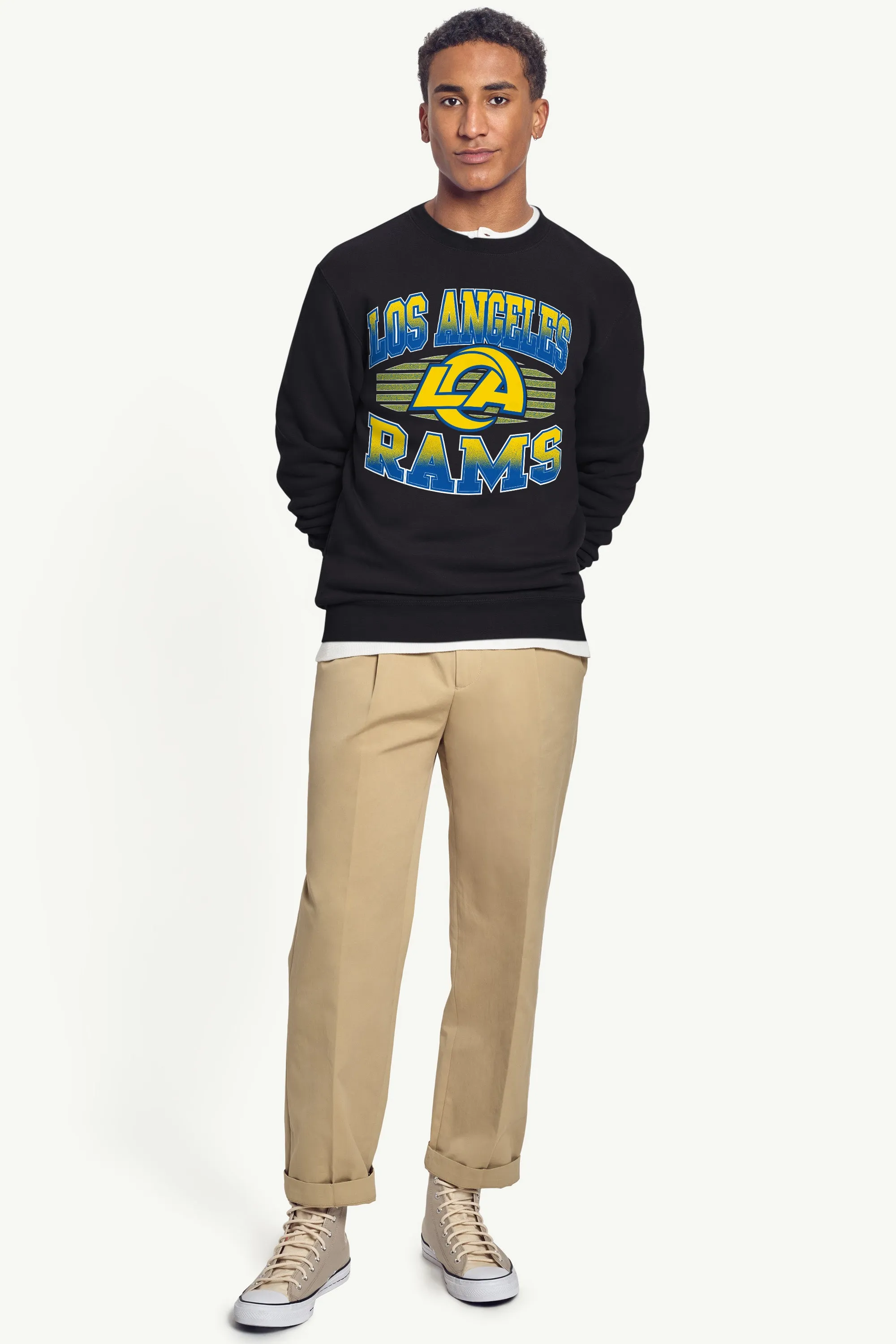 MENS LOS ANGELES RAMS TEAM GRIT SWEATSHIRT sold by Starter product image thumbnail 3