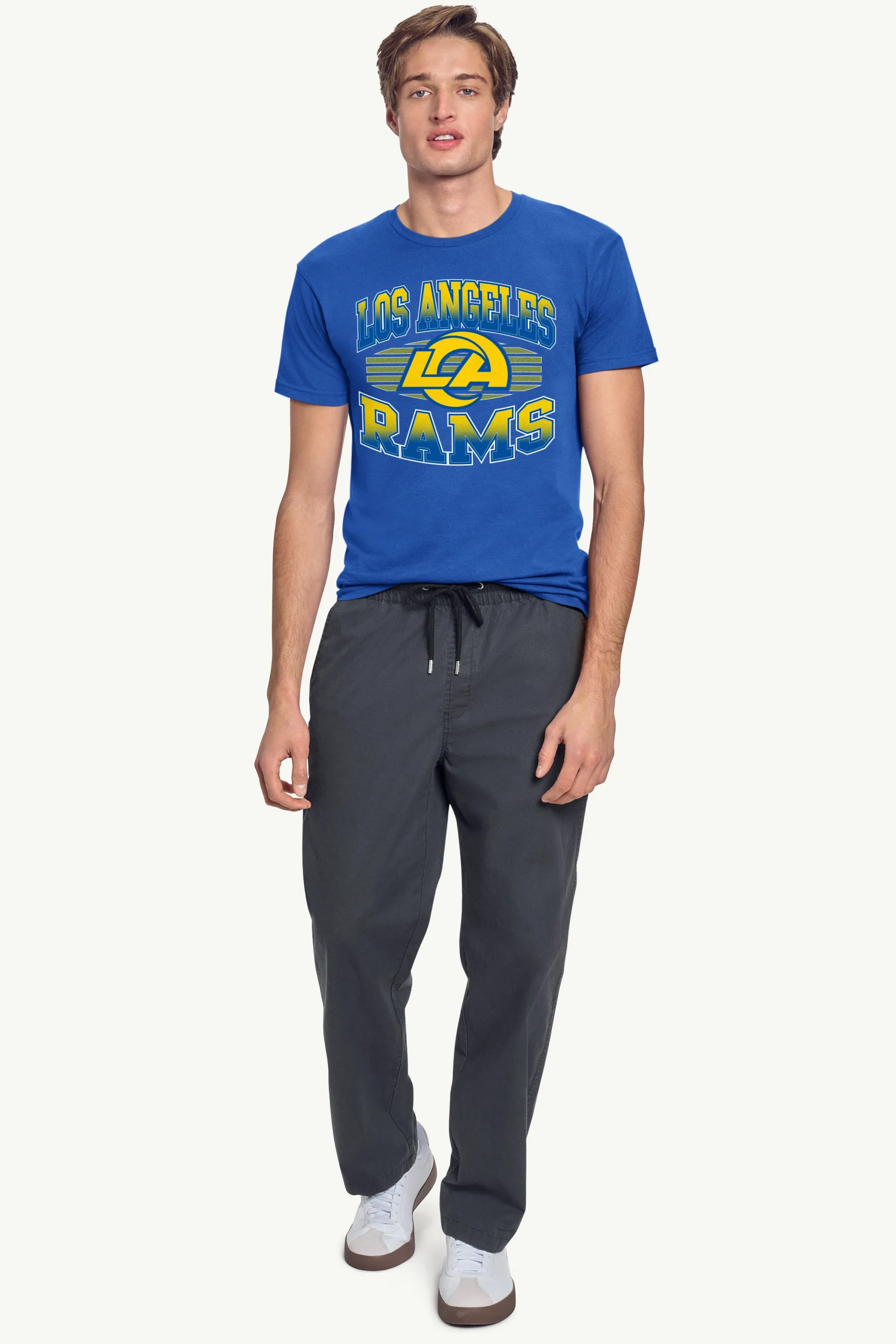MENS LOS ANGELES RAMS TEAM GRIT SHORT SLEEVE T SHIRT sold by Starter product image thumbnail 4