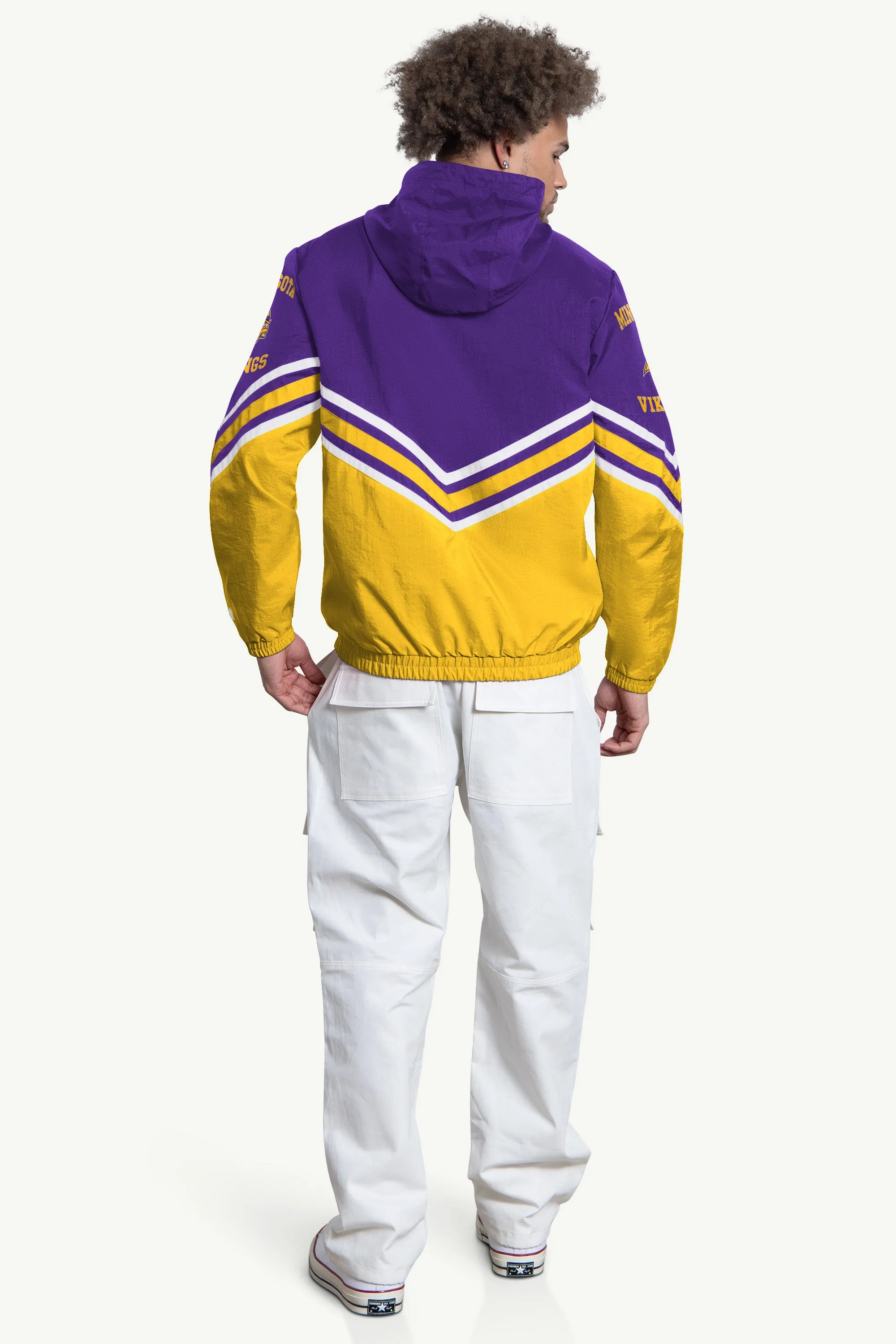 MENS MINNESOTA VIKINGS FAIR FAIR PLAY HALF ZIP HOODED PULLOVER sold by Starter product image thumbnail 2