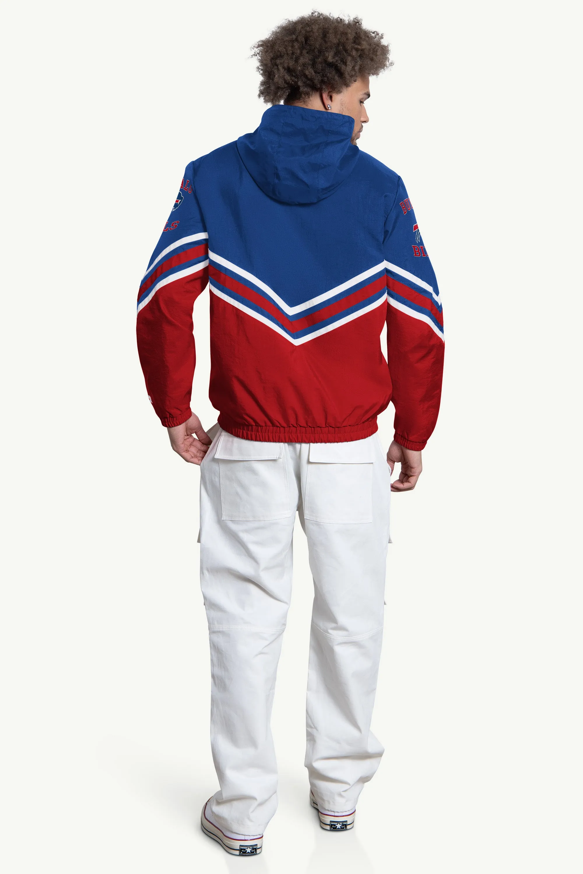 MENS BUFFALO BILLS FAIR FAIR PLAY HALF ZIP HOODED PULLOVER sold by Starter product image thumbnail 2