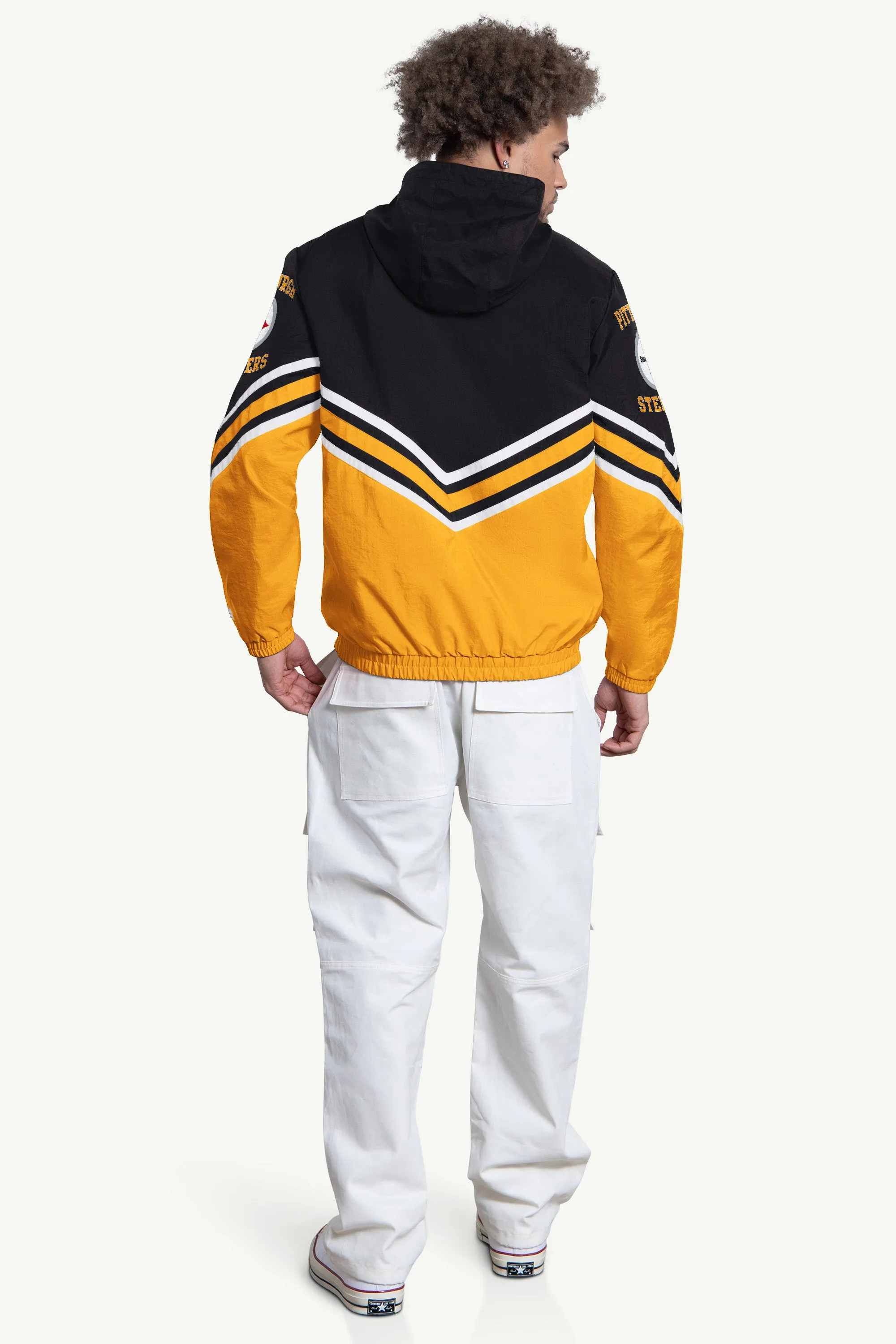 MENS PITTSBURGH STEELERS FAIR PLAY HALF ZIP HOODED PULLOVER sold by Starter product image thumbnail 2