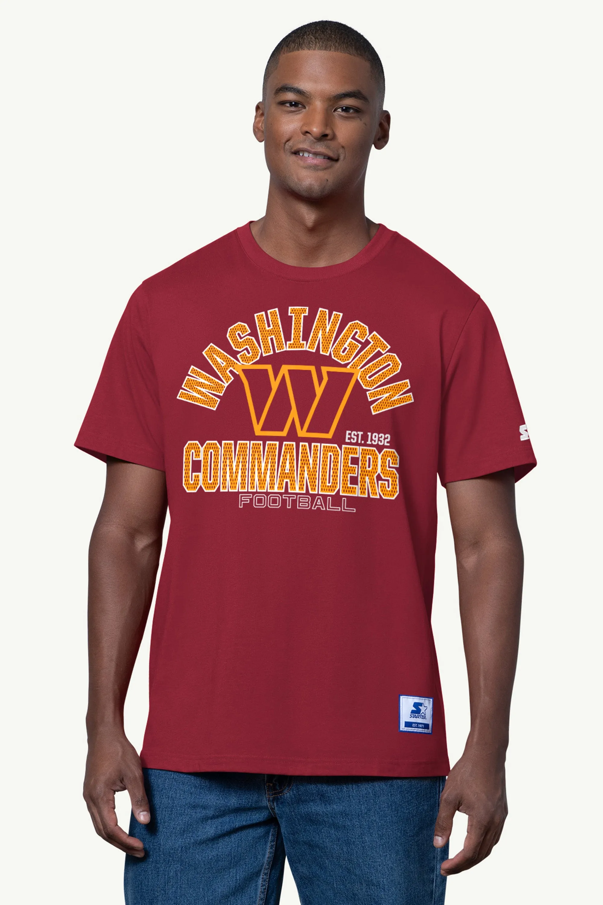 MENS WASHINGTON COMMANDERS SHORT SLEEVE T SHIRT sold by Starter