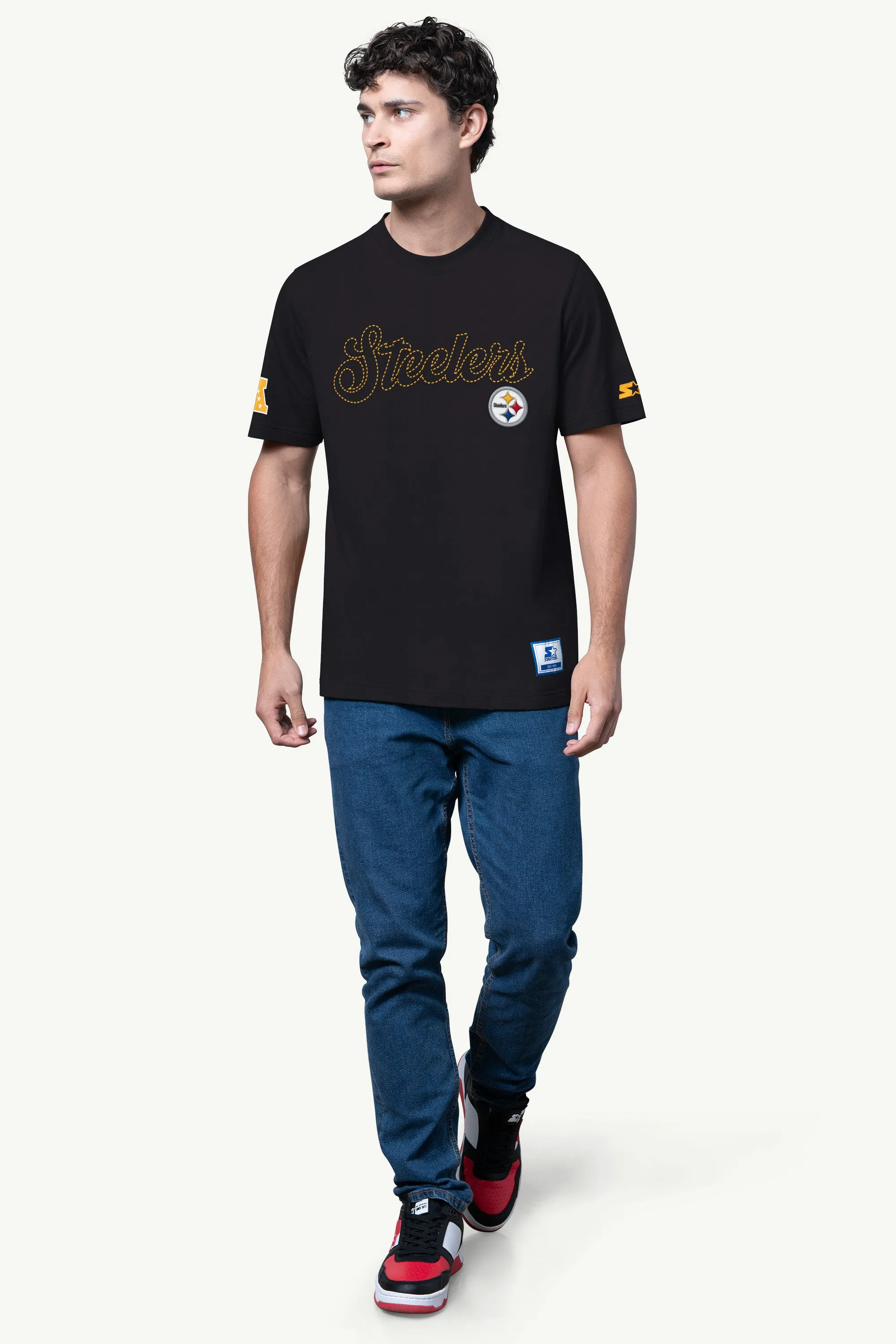 MENS PITTSBURGH STEELERS SHORT SLEEVE T SHIRT sold by Starter product image thumbnail 3