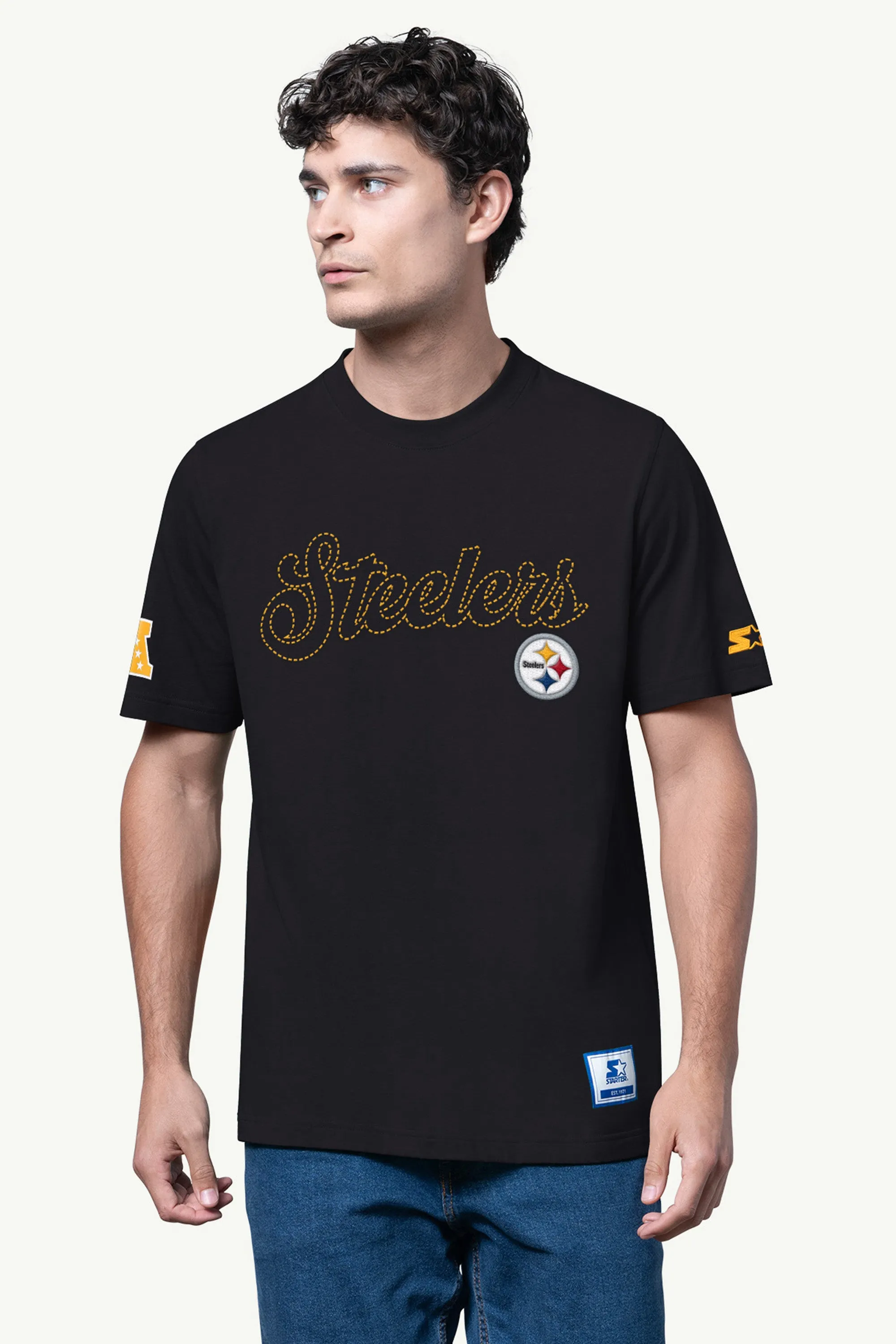 MENS PITTSBURGH STEELERS SHORT SLEEVE T SHIRT sold by Starter