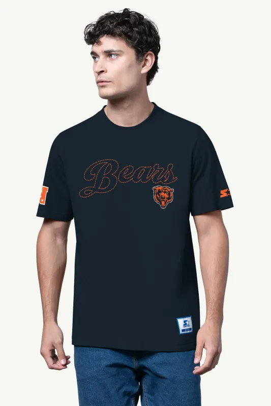 MENS CHICAGO BEARS SHORT SLEEVE T SHIRT made by Starter