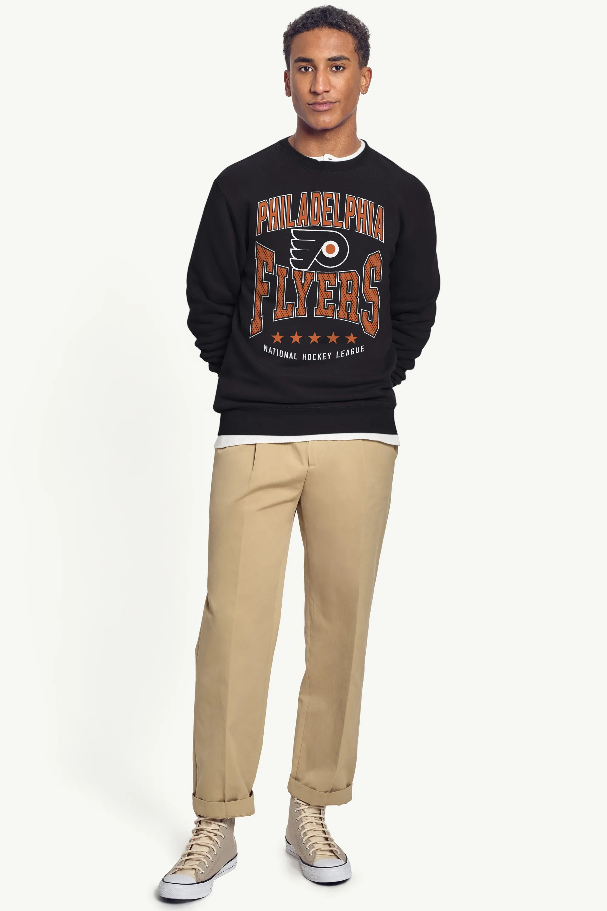 MENS PHILADELPHIA FLYERS CENTER SQUEEZE SWEATSHIRT sold by Starter product image thumbnail 4