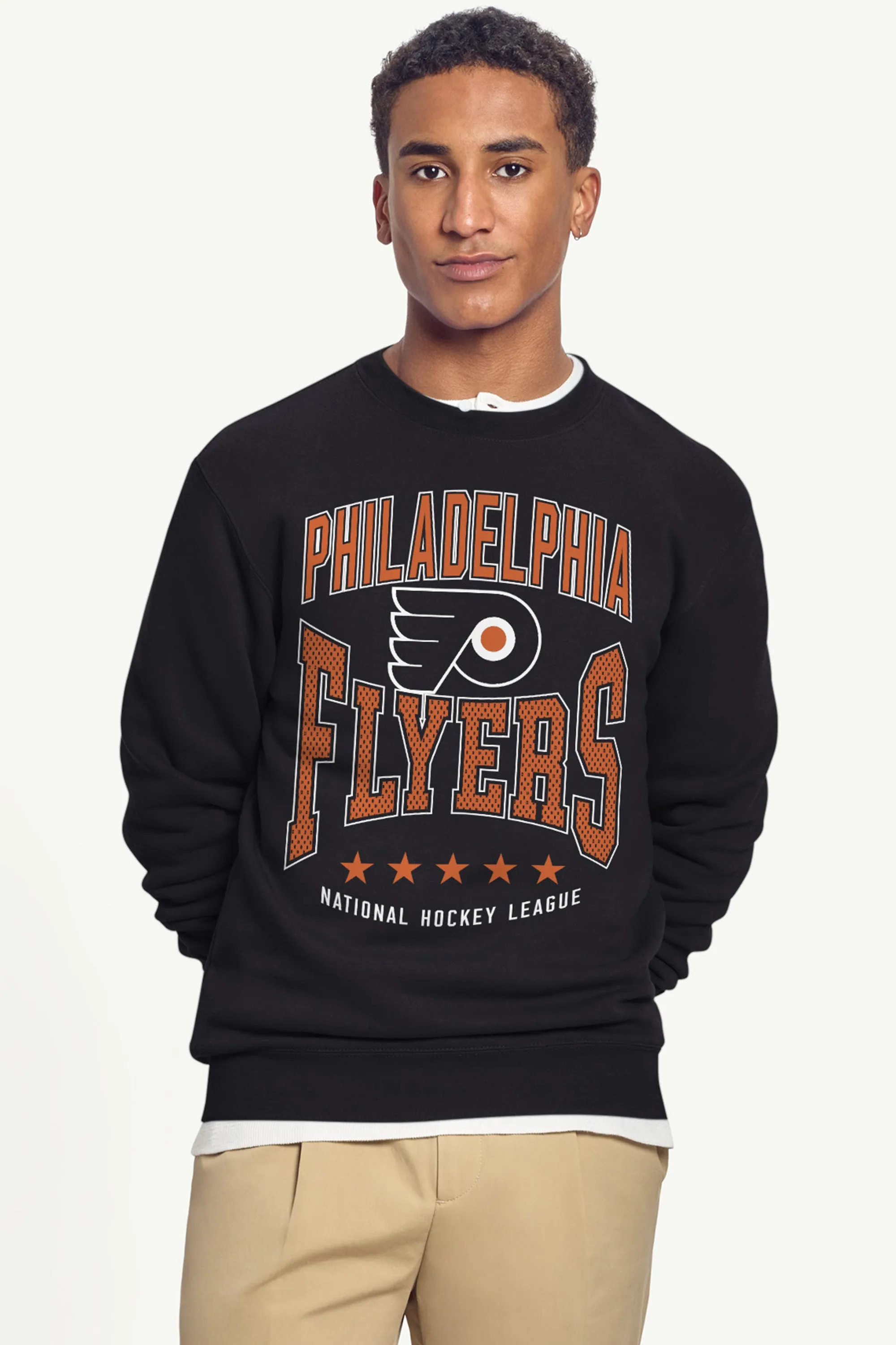 MENS PHILADELPHIA FLYERS CENTER SQUEEZE SWEATSHIRT sold by Starter product image thumbnail 3
