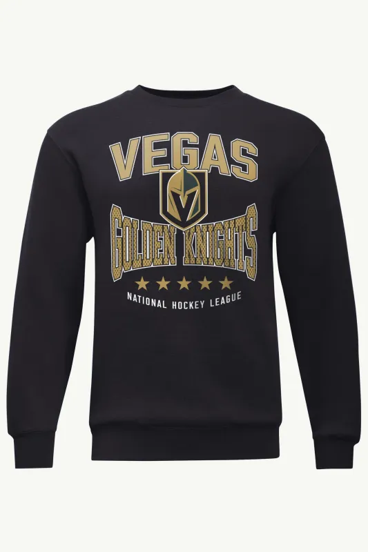 MENS VEGAS GOLDEN KNIGHTS CENTER SQUEEZE SWEATSHIRT made by Starter