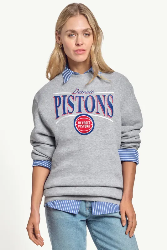 WOMENS DETROIT PISTONS ARCH SWEATSHIRT made by Starter
