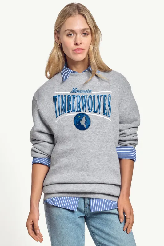 WOMENS MINNESOTA TIMBERWOLVES ARCH SWEATSHIRT made by Starter