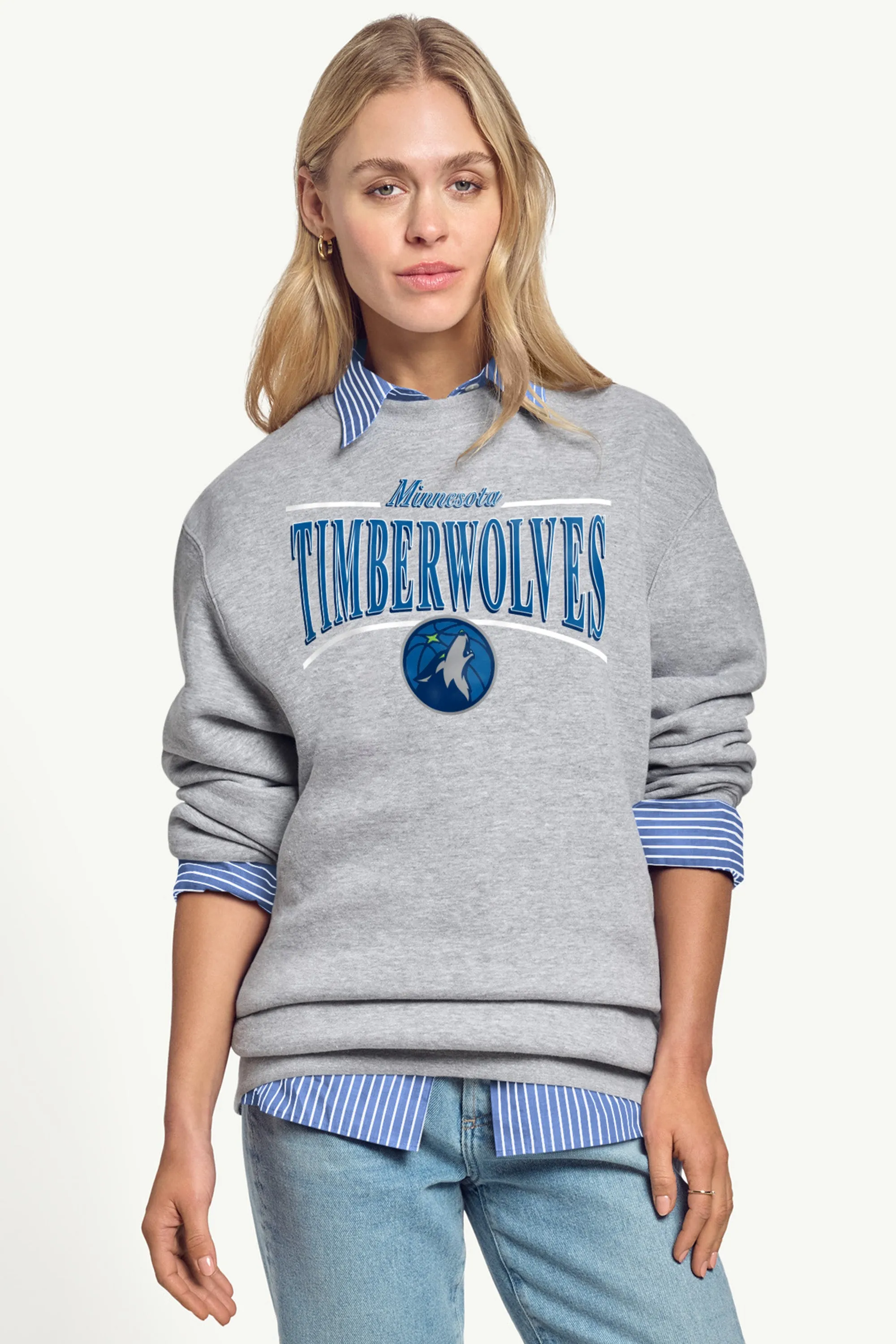 WOMENS MINNESOTA TIMBERWOLVES ARCH SWEATSHIRT sold by Starter