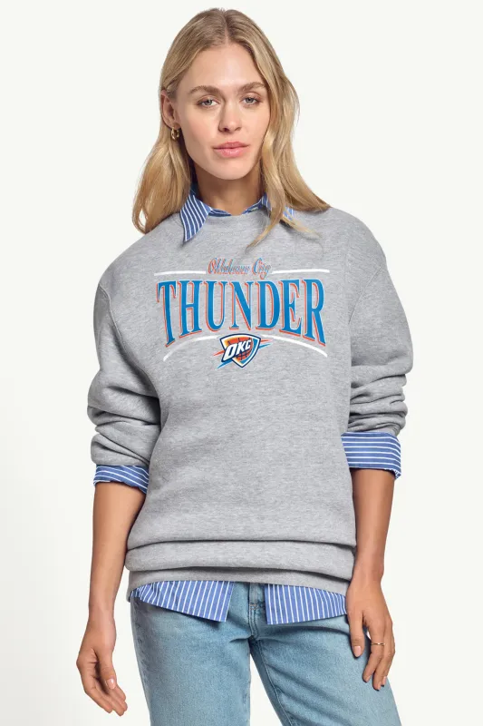 WOMENS OKLAHOMA CITY THUNDER ARCH SWEATSHIRT made by Starter