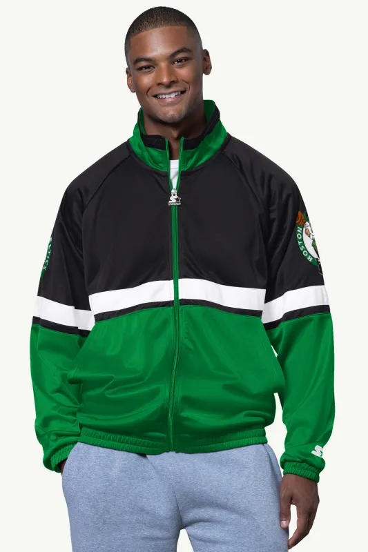 MENS BOSTON CELTICS VETERAN TRACK JACKET made by Starter