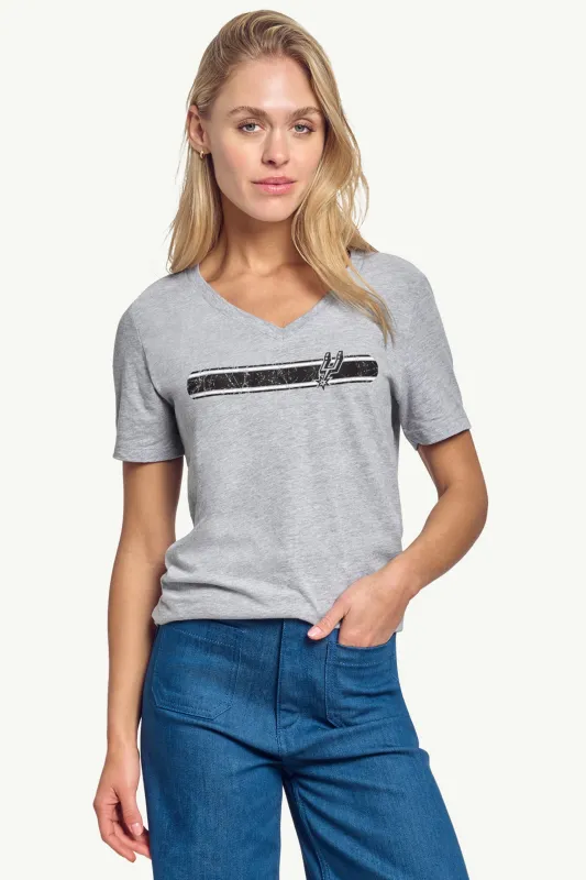 WOMENS SAN ANTONIO TEAM STRIPE T-SHIRT made by Starter