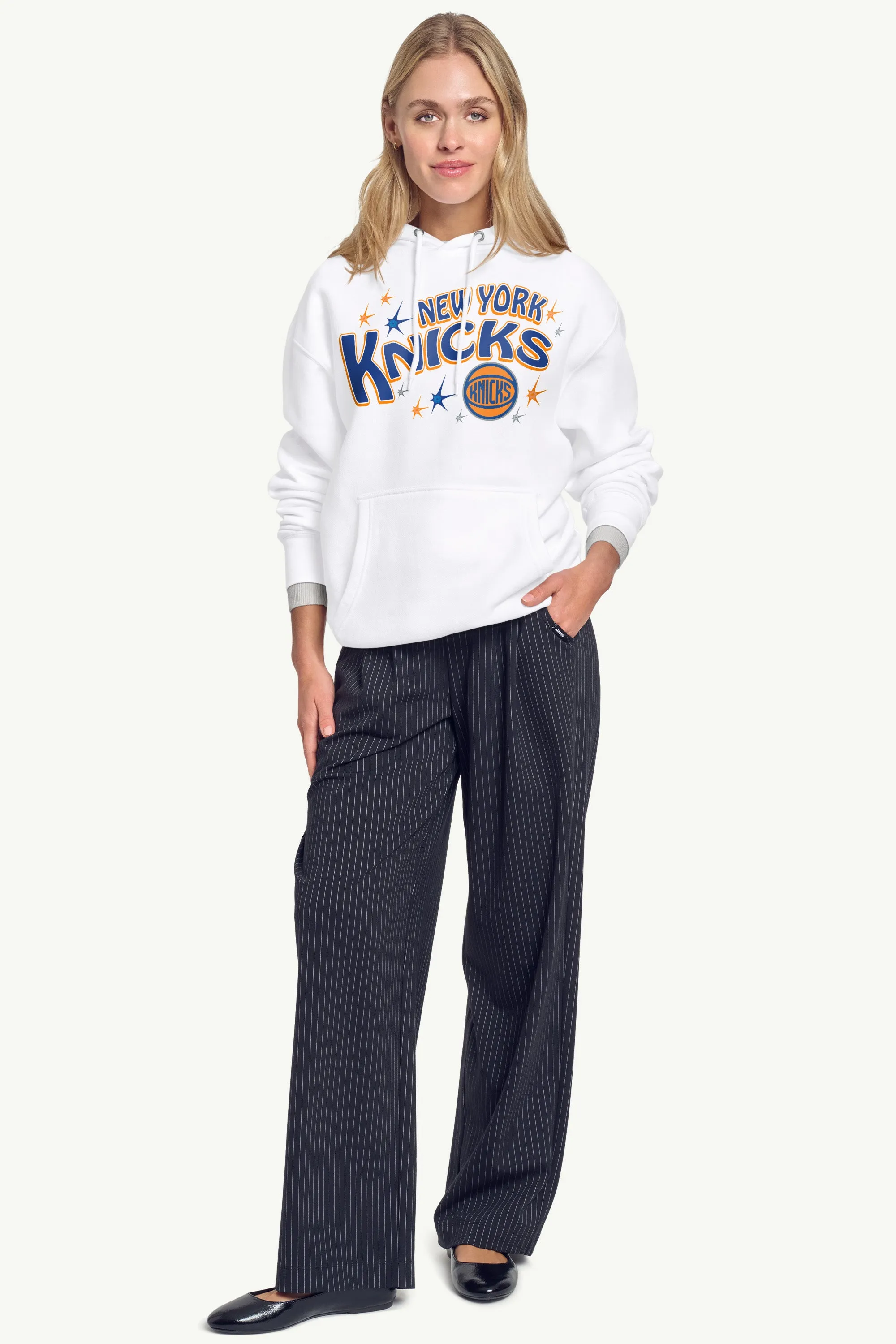 WOMENS NEW YORK KNICKS FIREWORKS HOODIE sold by Starter product image thumbnail 3