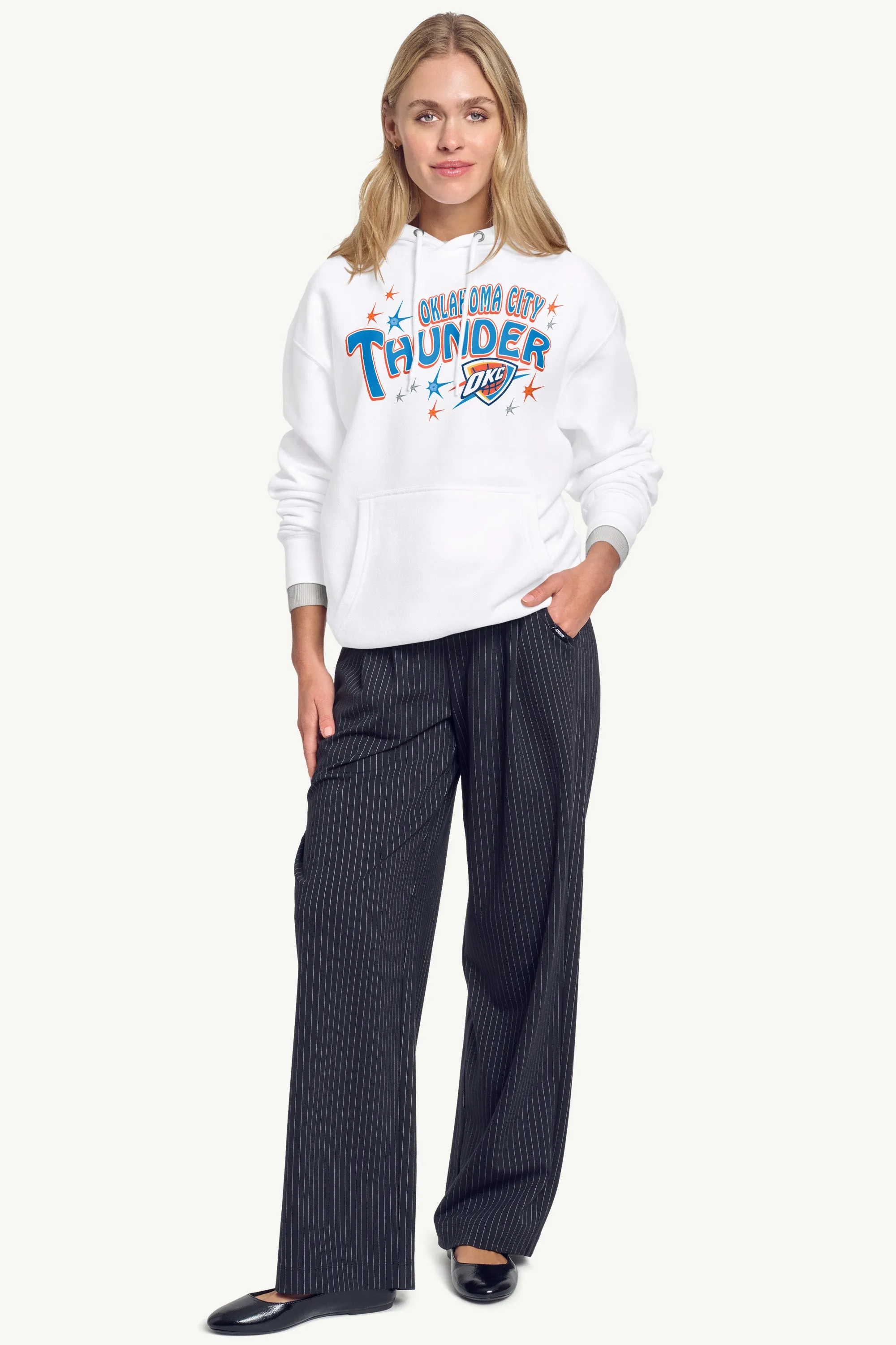WOMENS OKLAHOMA CITY THUNDER FIREWORKS HOODIE sold by Starter product image thumbnail 3