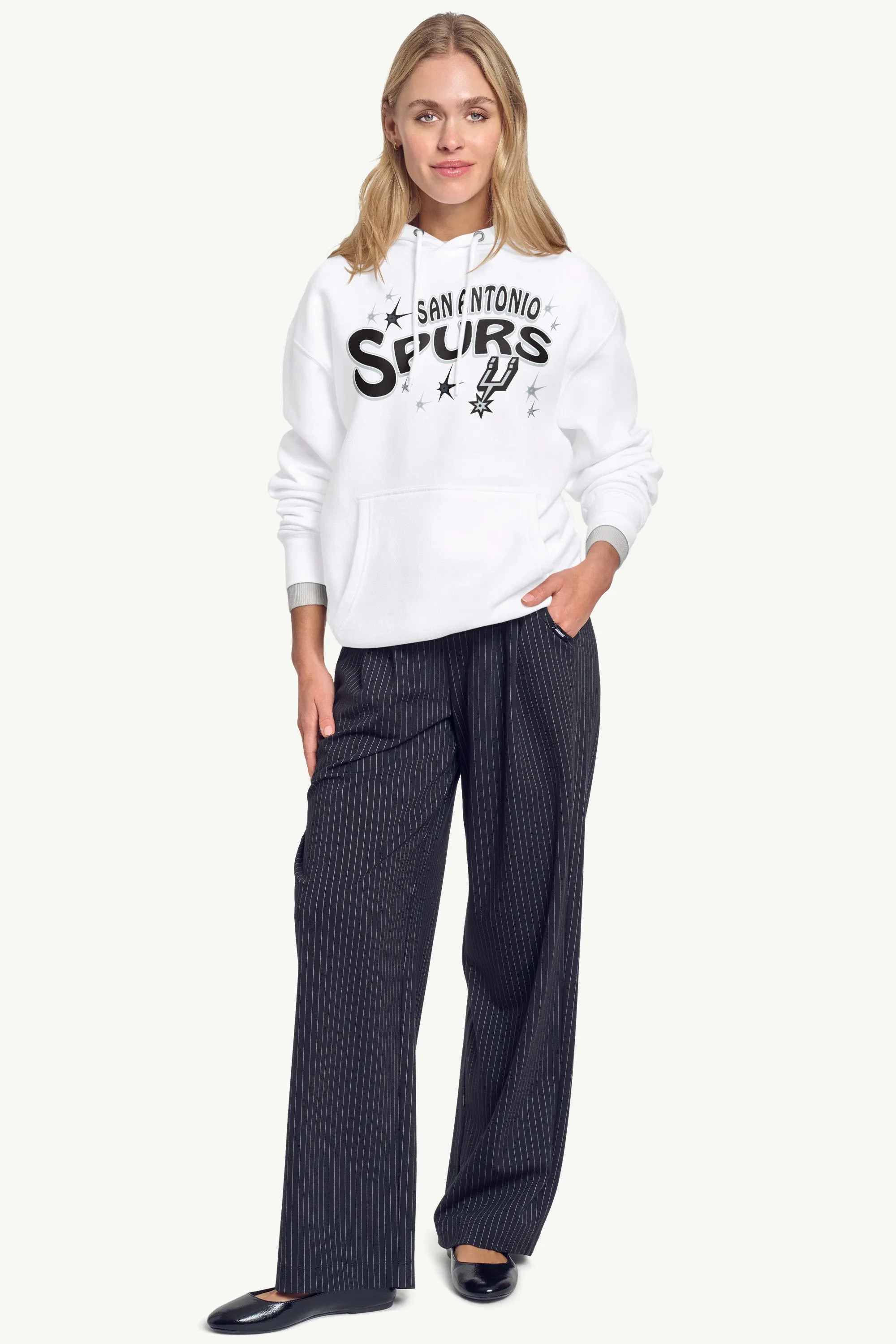 WOMENS SAN ANTONIO SPURS FIREWORKS HOODIE sold by Starter product image thumbnail 3