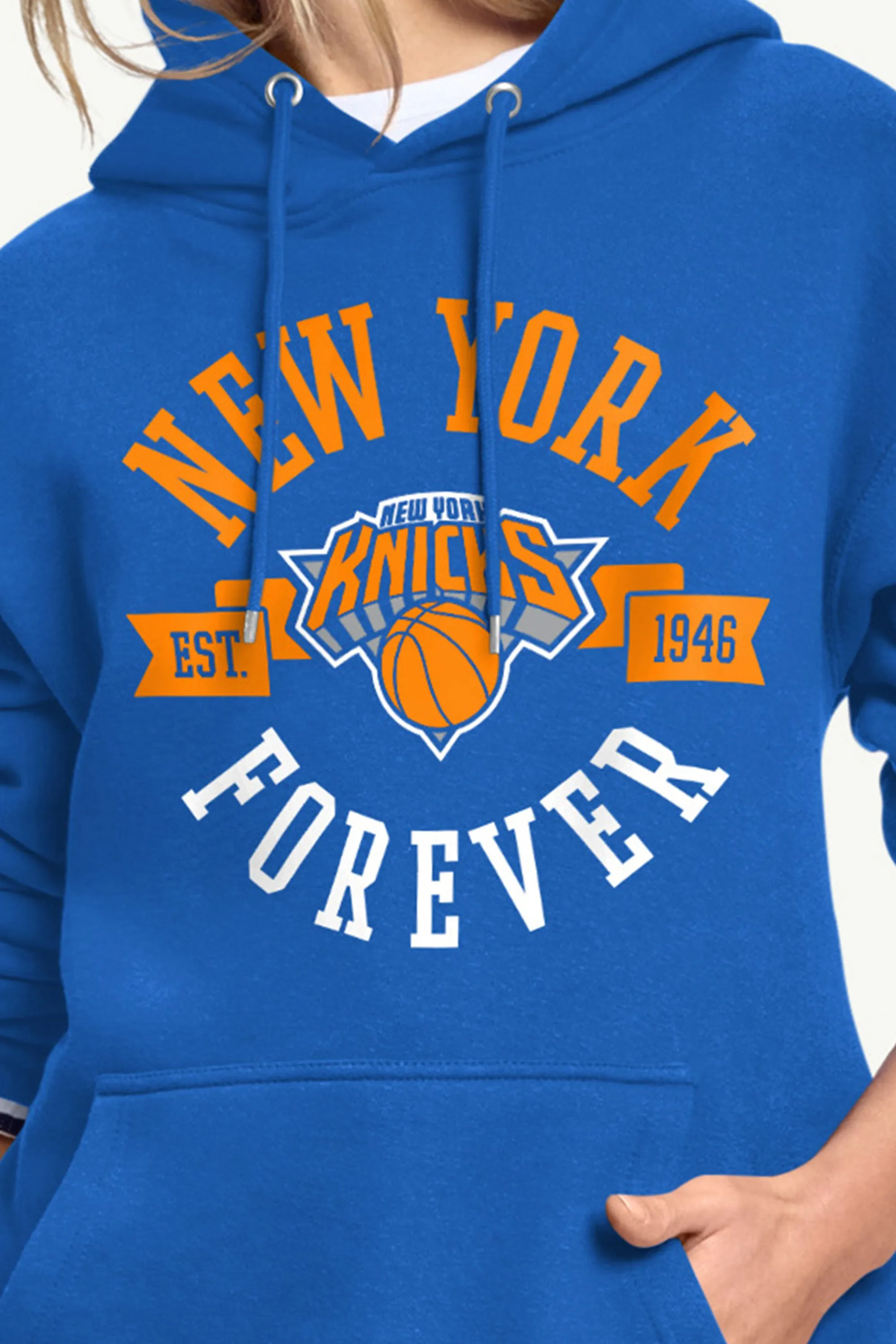 WOMENS NEW YORK KNICKS FOREVER HOODIE sold by Starter product image thumbnail 2