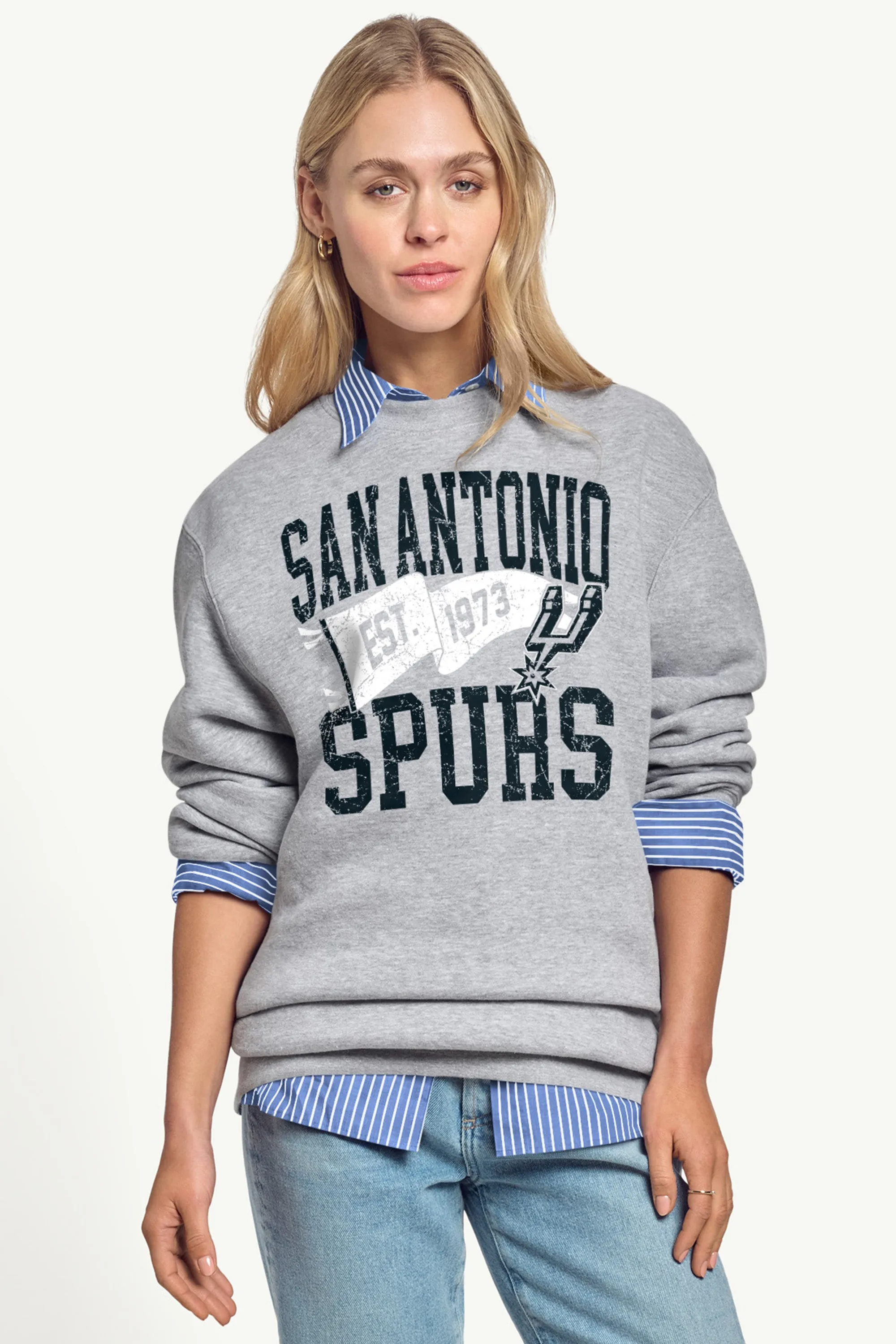 WOMENS SAN ANTONIO SPURS PENNANT SWEATSHIRT sold by Starter