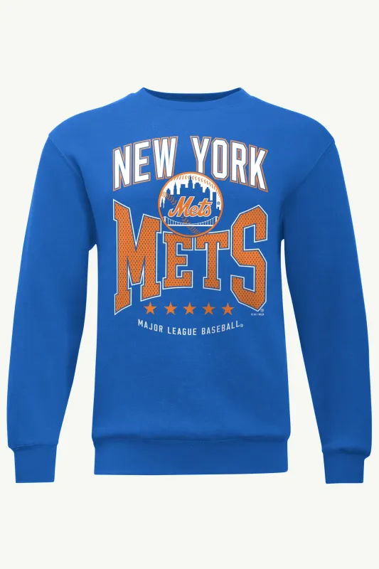 MENS NEW YORK METS CENTER SQUEEZE SWEATSHIRT made by Starter