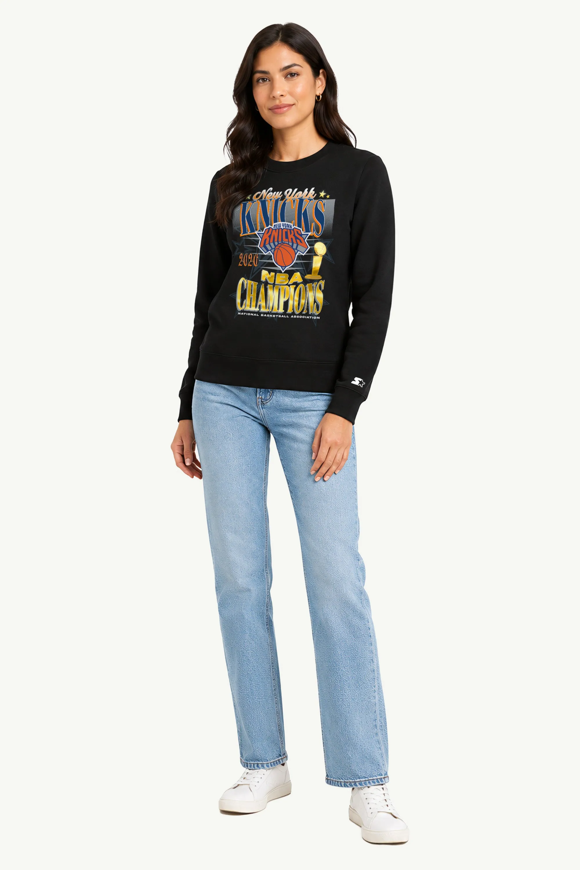 WOMENS NEW YORK KNICKS NBA CHAMPIONS SWEATSHIRT sold by Starter product image thumbnail 4