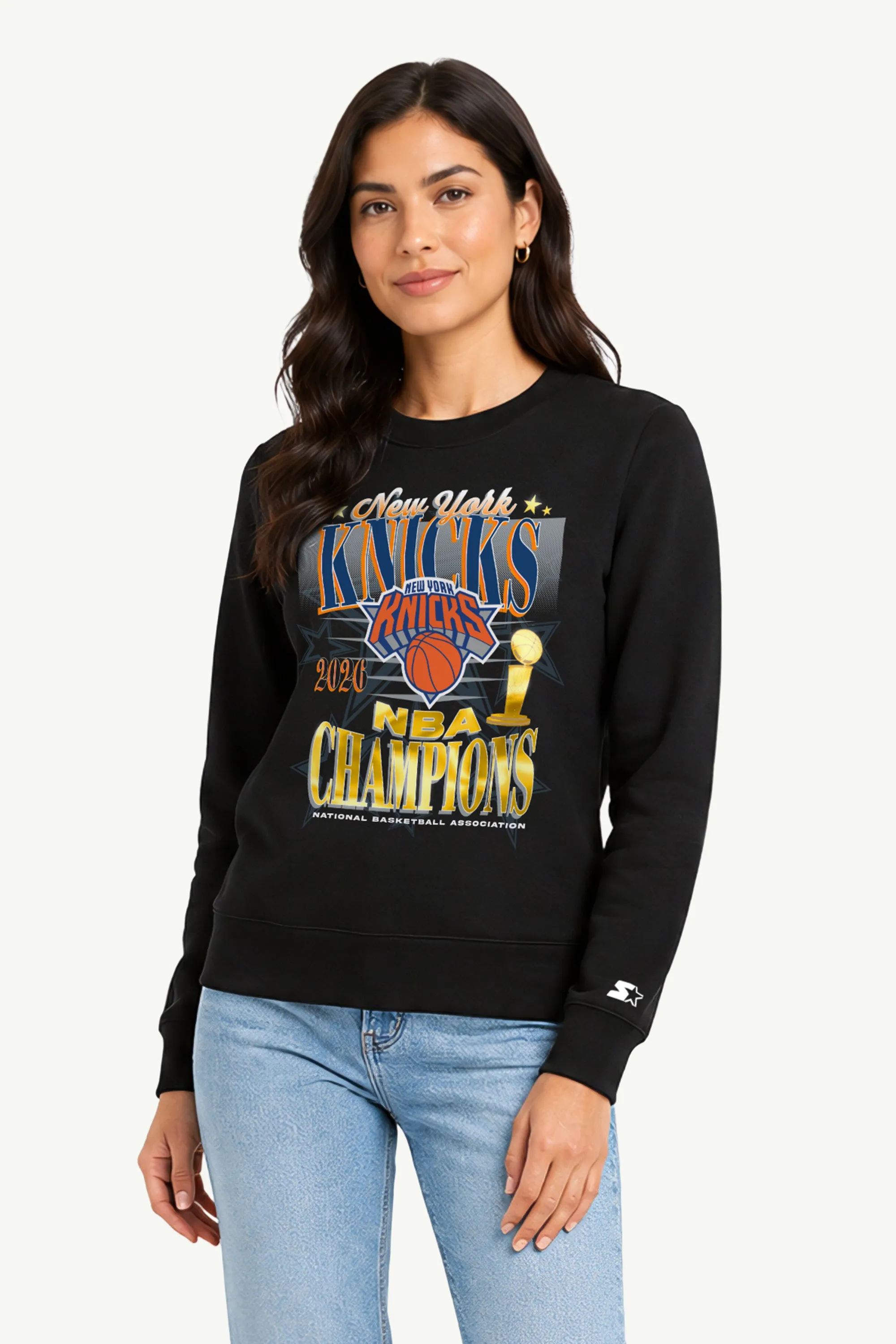 WOMENS NEW YORK KNICKS NBA CHAMPIONS SWEATSHIRT sold by Starter