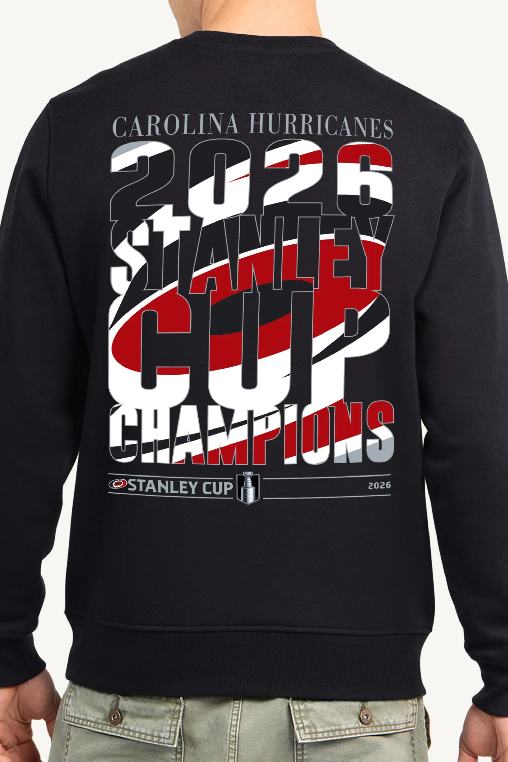 MENS CAROLINA HURRICANES NHL STANLEY CUP CHAMPS SWEATSHIRT sold by Starter product image thumbnail 2