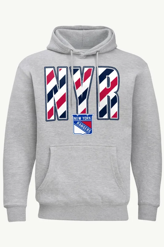 MENS NEW YORK RANGERS STARS AND STRIPES HOODIE made by Starter
