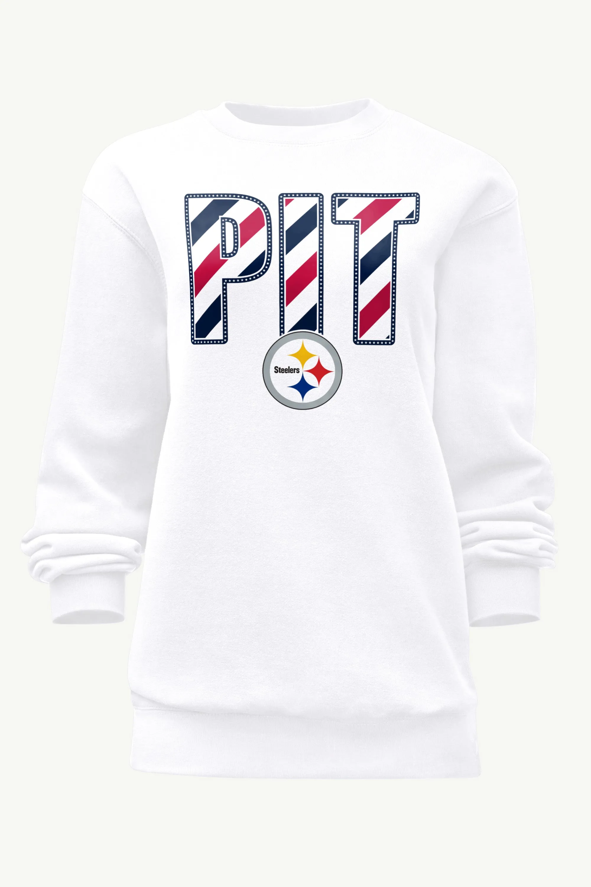 WOMENS PITTSBURGH STEELERS STARS AND STRIPES SWEATSHIRT sold by Starter