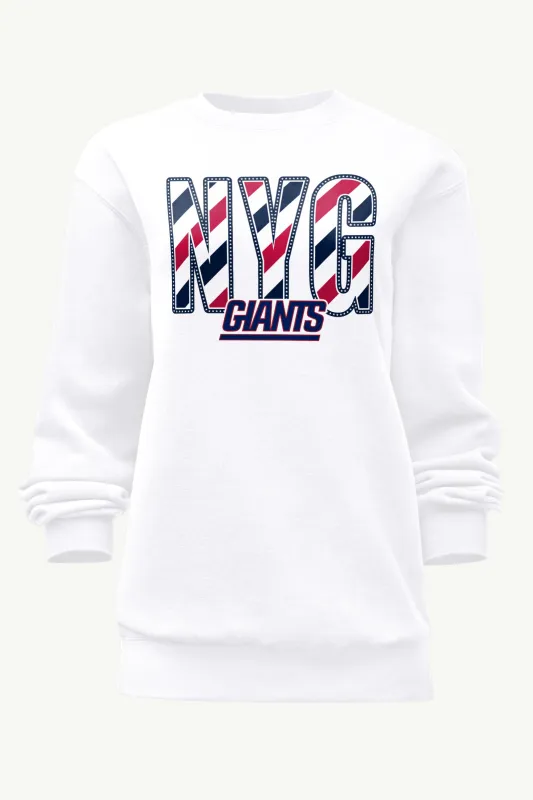 WOMENS NEW YORK GIANTS STARS AND STRIPES SWEATSHIRT made by Starter
