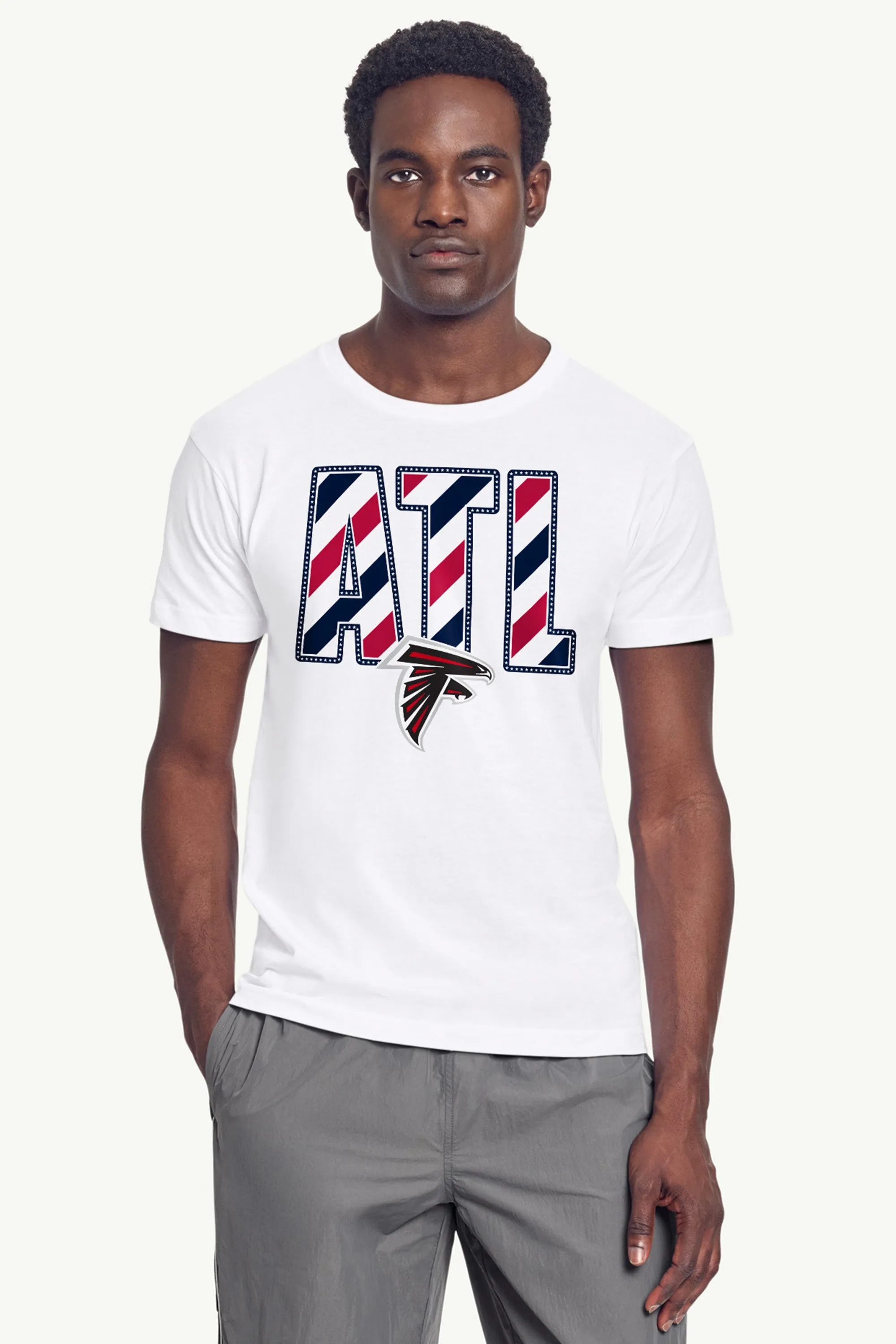 MENS ATLANTA FALCONS STARS AND STRIPES T SHIRT sold by Starter product image thumbnail 4