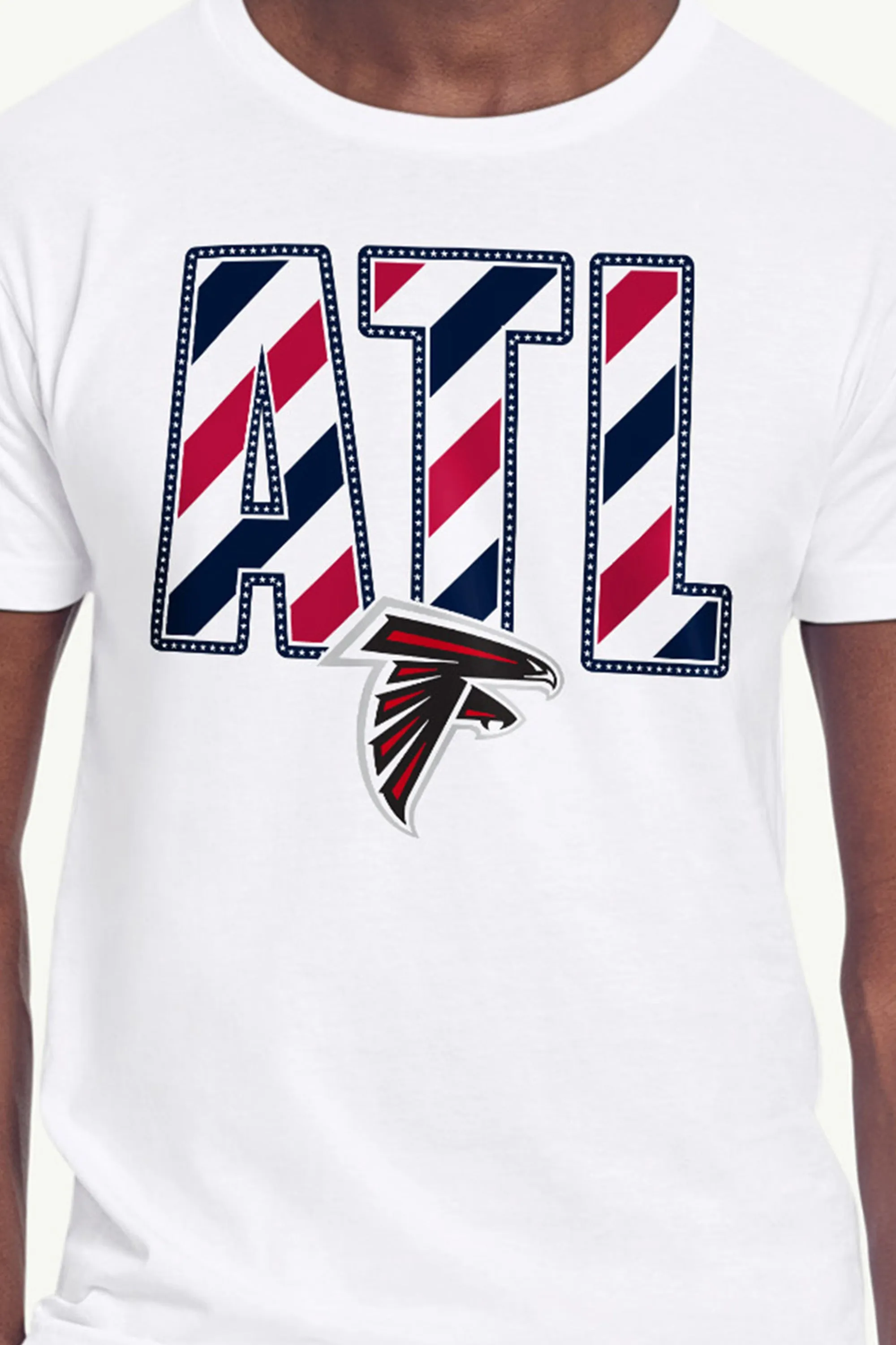 MENS ATLANTA FALCONS STARS AND STRIPES T SHIRT sold by Starter product image thumbnail 2