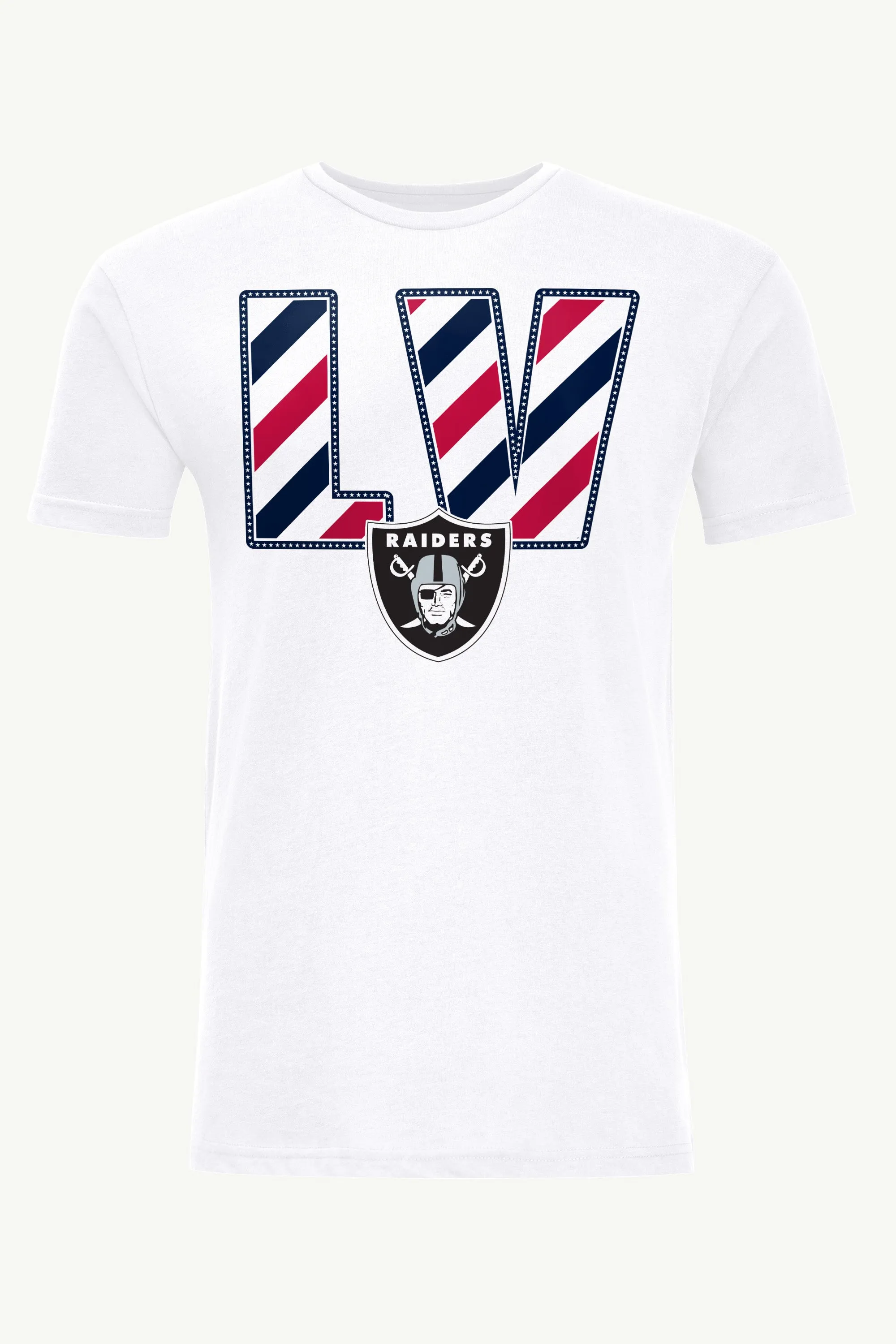 MENS LAS VEGAS RAIDERS STARS AND STRIPES T SHIRT sold by Starter