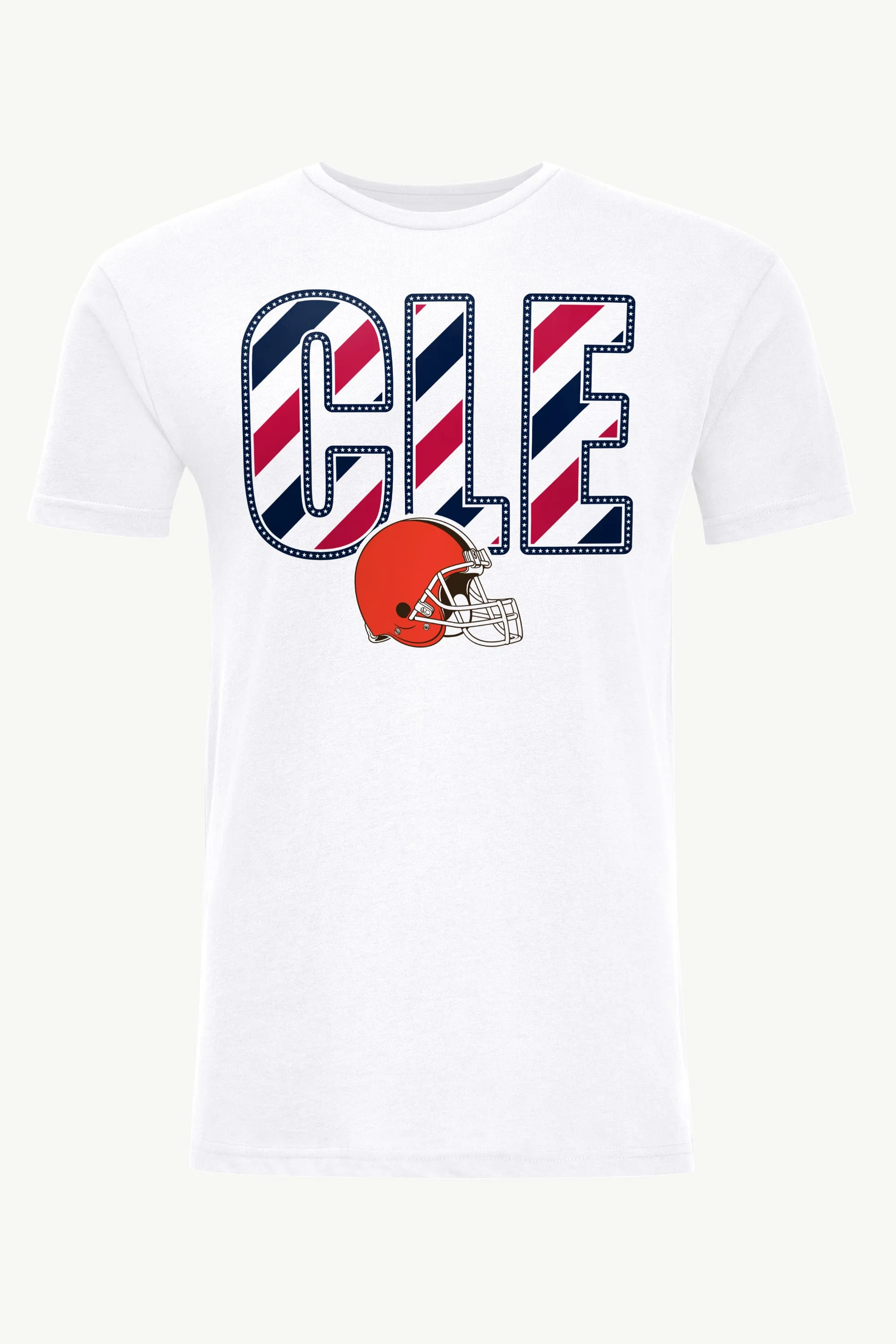 MENS CLEVELAND BROWNS STARS AND STRIPES T SHIRT sold by Starter