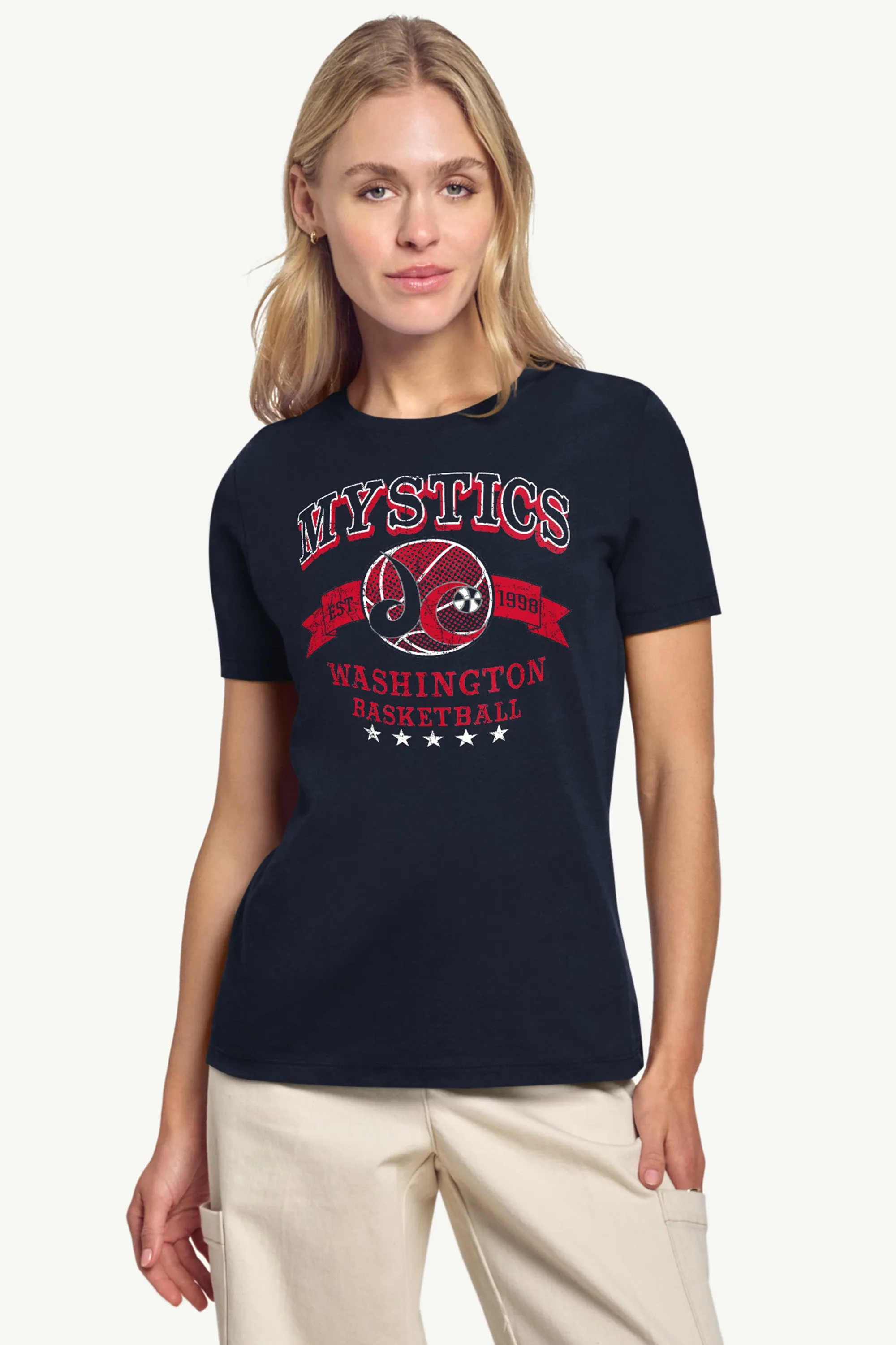 WOMENS WNBA WASHINGTON MYSTICS BLEACHERS & BANNER T SHIRT sold by Starter product image thumbnail 4