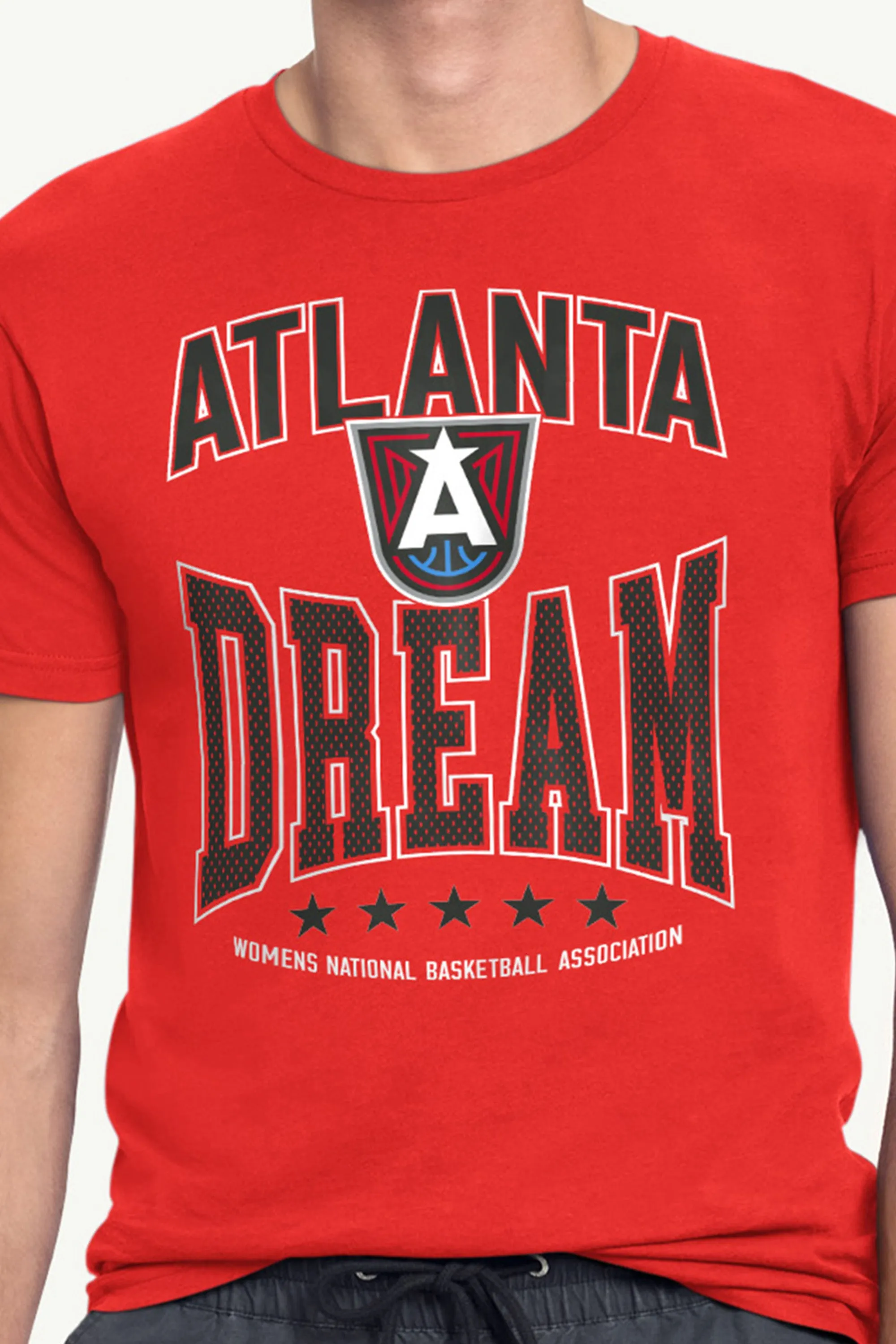 MENS WNBA ATLANTA DREAM CENTER SQUEEZE T SHIRT sold by Starter product image thumbnail 3