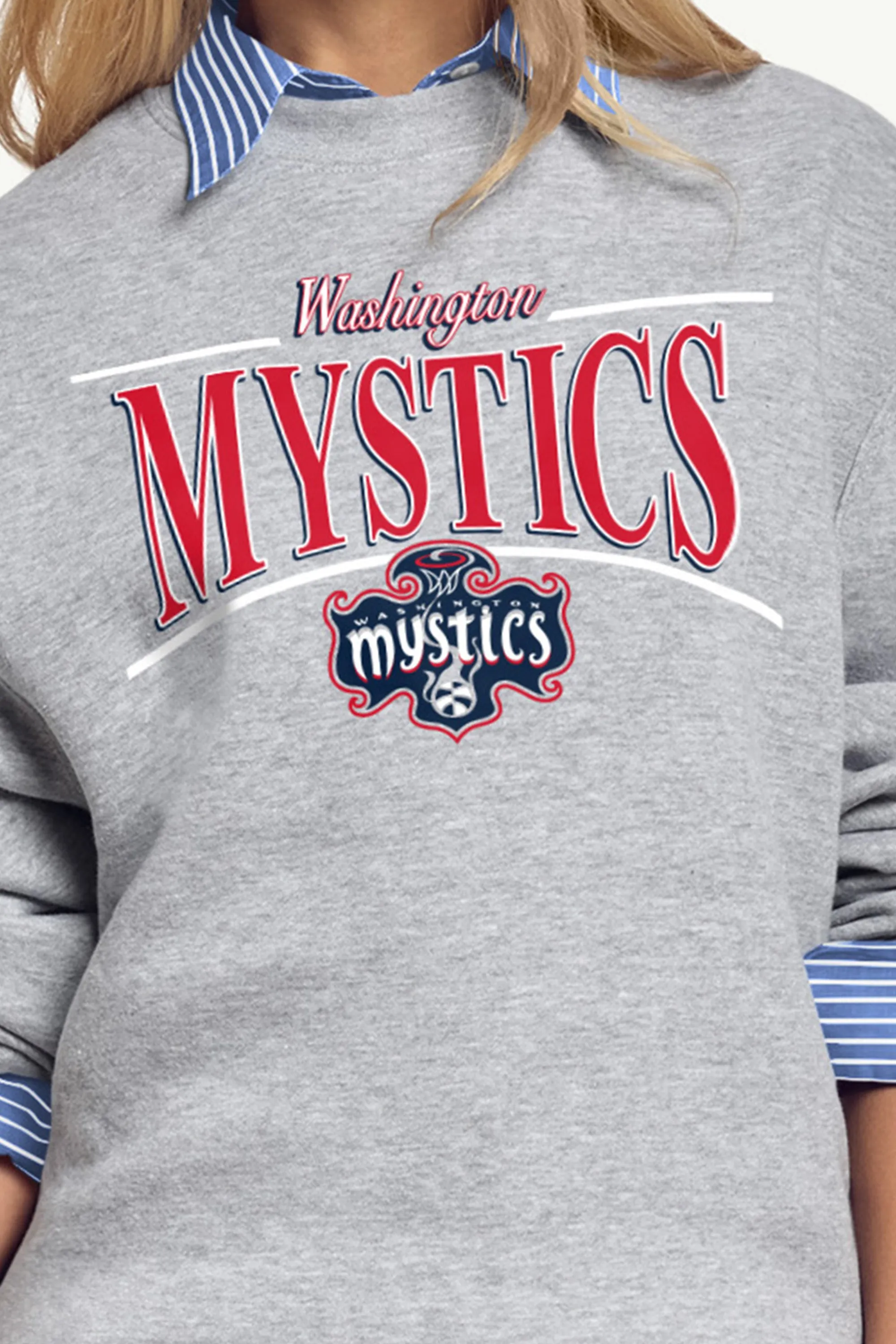 WOMENS WNBA WASHINGTON MYSTICS ARCH SWEATSHIRT sold by Starter product image thumbnail 2