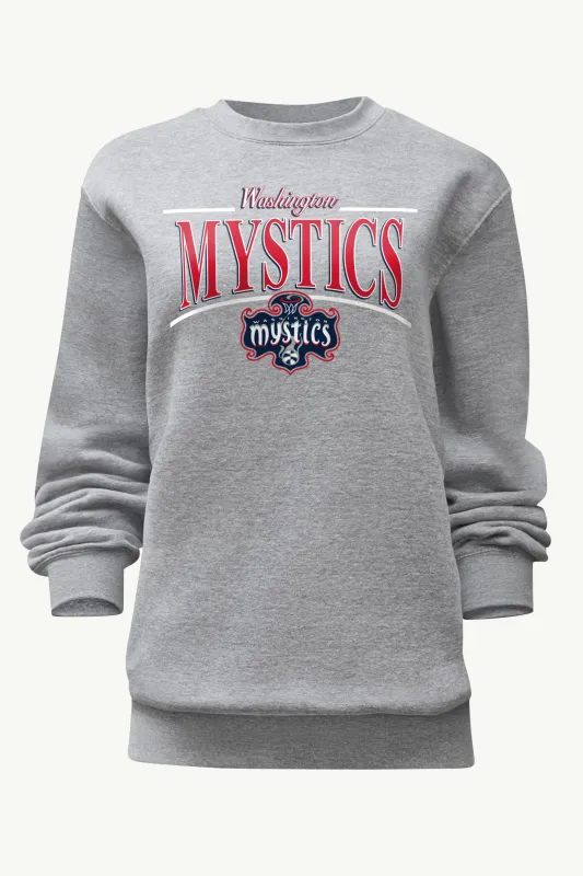WOMENS WNBA WASHINGTON MYSTICS ARCH SWEATSHIRT made by Starter