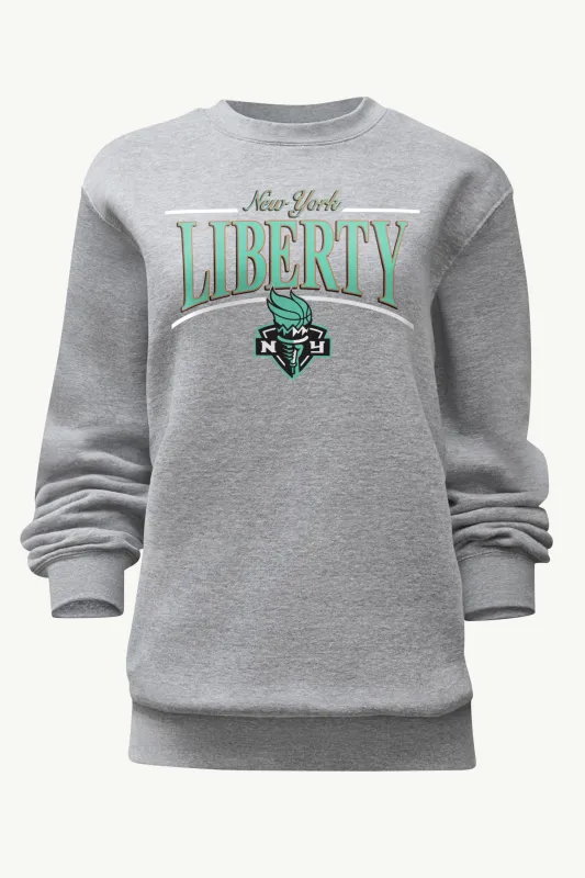 WOMENS WNBA NEW YORK LIBERTY ARCH SWEATSHIRT made by Starter