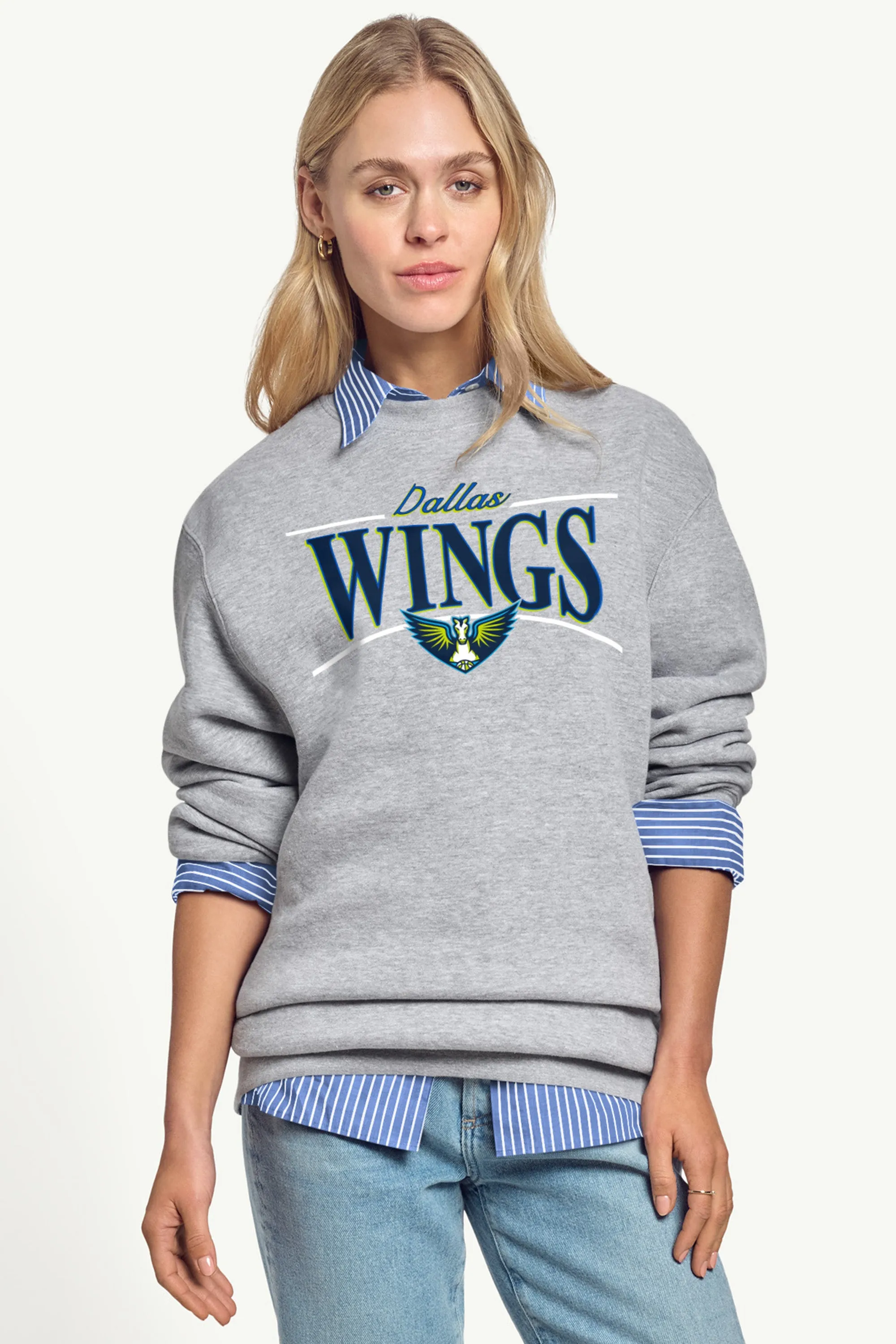 WOMENS WNBA DALLAS WINGS ARCH SWEATSHIRT sold by Starter product image thumbnail 4