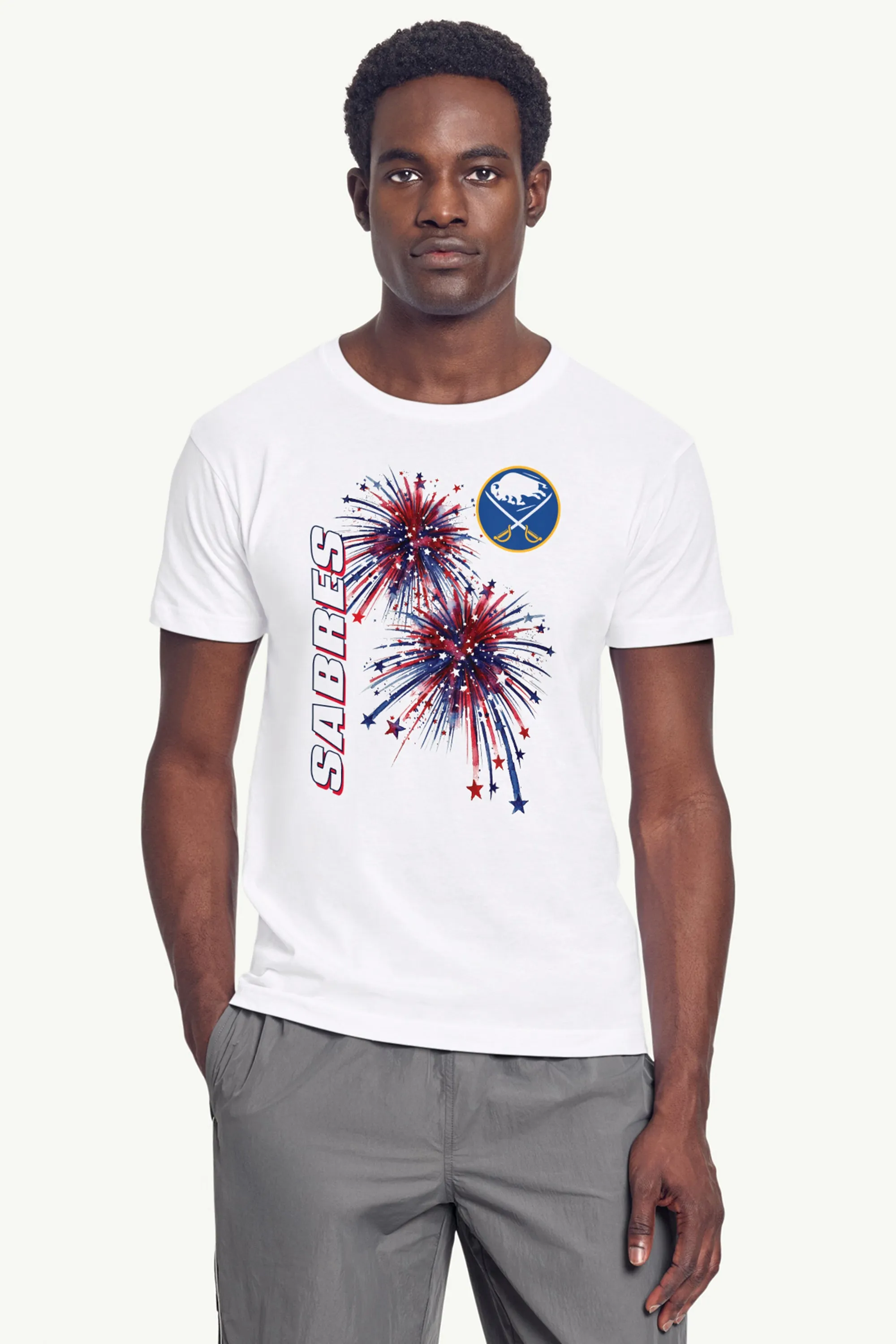 MENS BUFFALO SABRES AMERICAN SPARKS SHORT SLEEVE T SHIRT sold by Starter product image thumbnail 3
