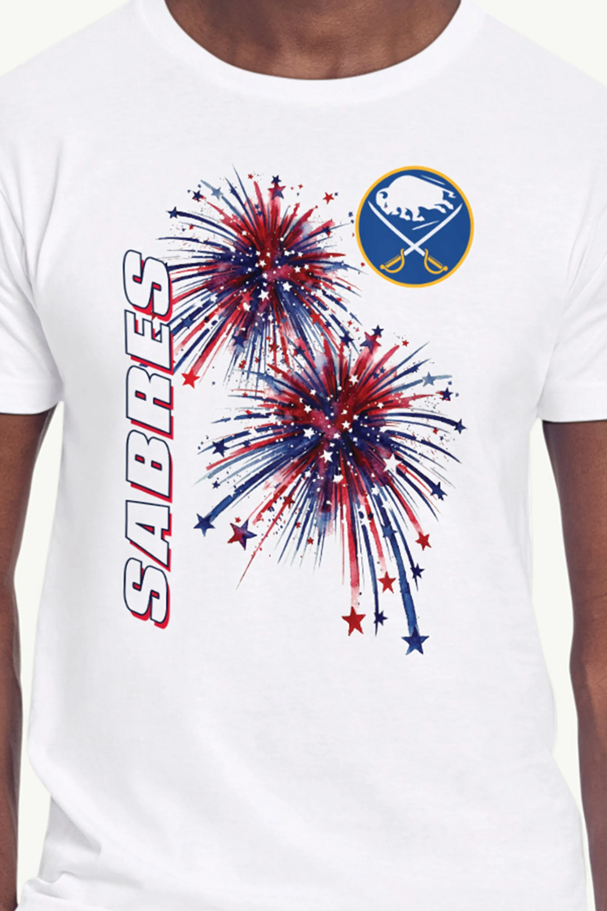 MENS BUFFALO SABRES AMERICAN SPARKS SHORT SLEEVE T SHIRT sold by Starter product image thumbnail 4