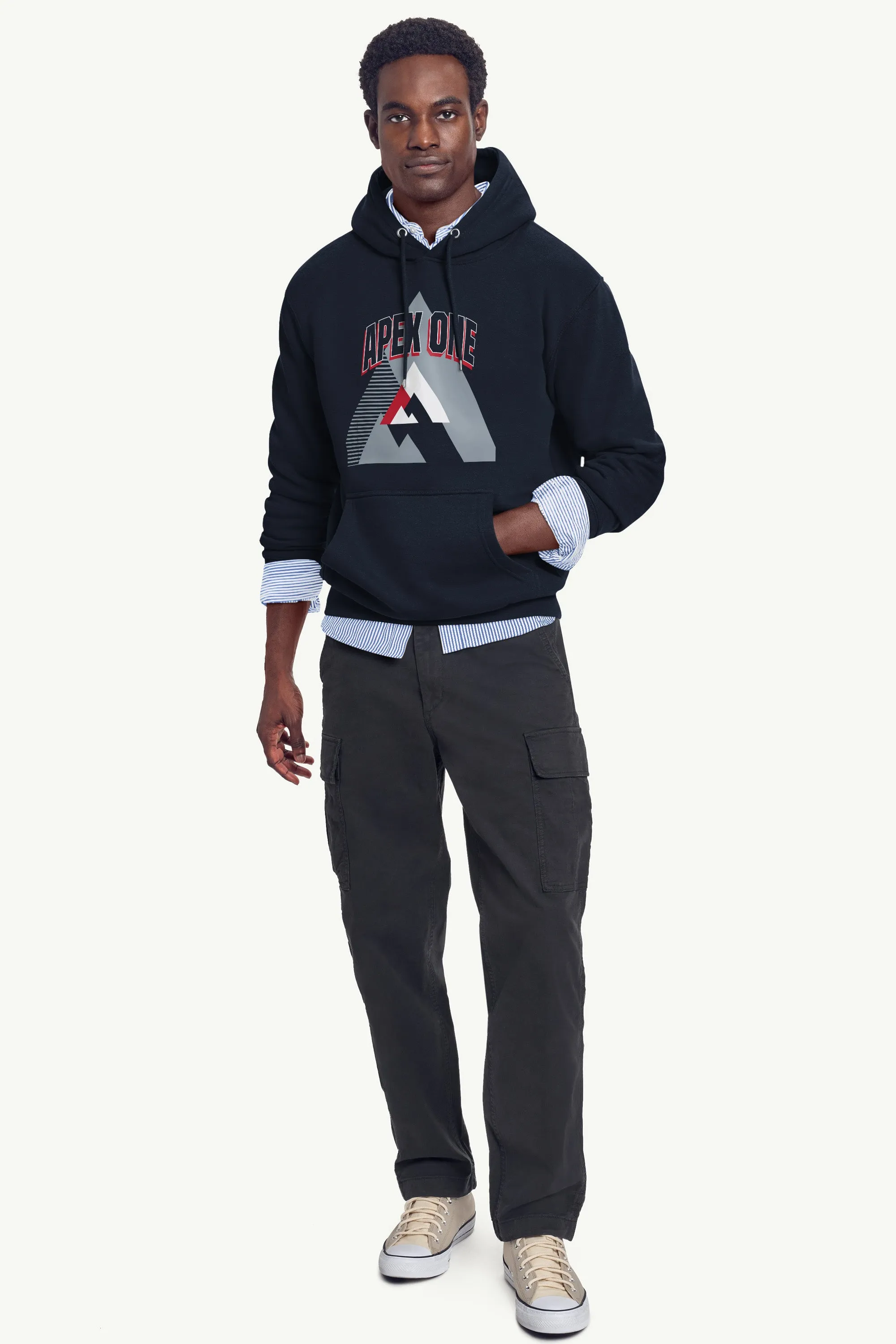 APEX ONE PEAK PERFORMANCE FLEECE HOODIE sold by Starter product image thumbnail 4