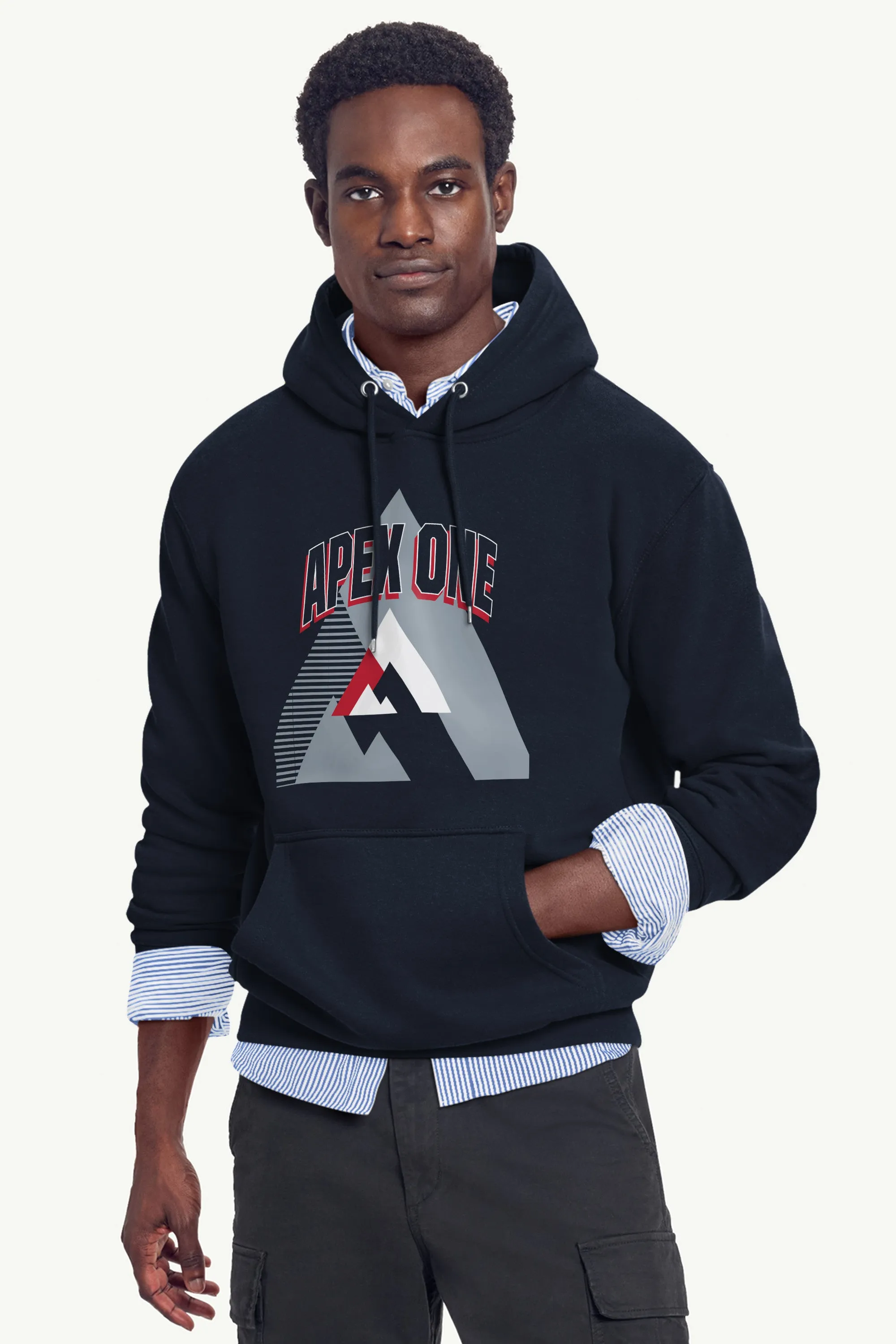 APEX ONE PEAK PERFORMANCE FLEECE HOODIE sold by Starter product image thumbnail 3