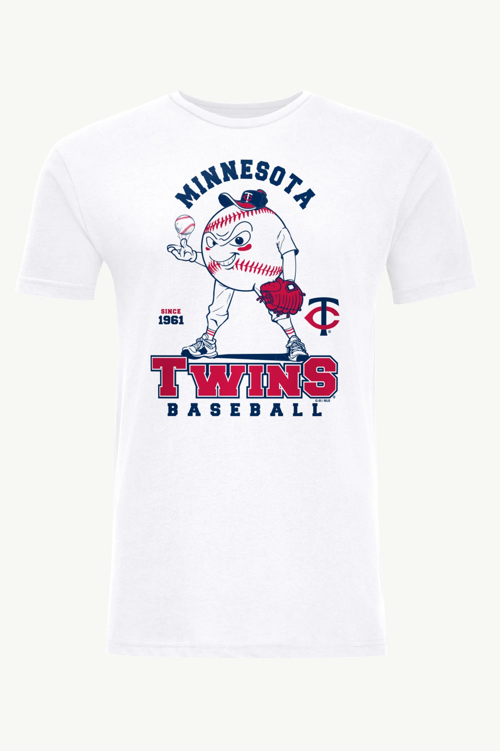 MENS MINNESOTA TWINS BASEBALL CHARACTER SHORT SLEEVE T SHIRT sold by Starter